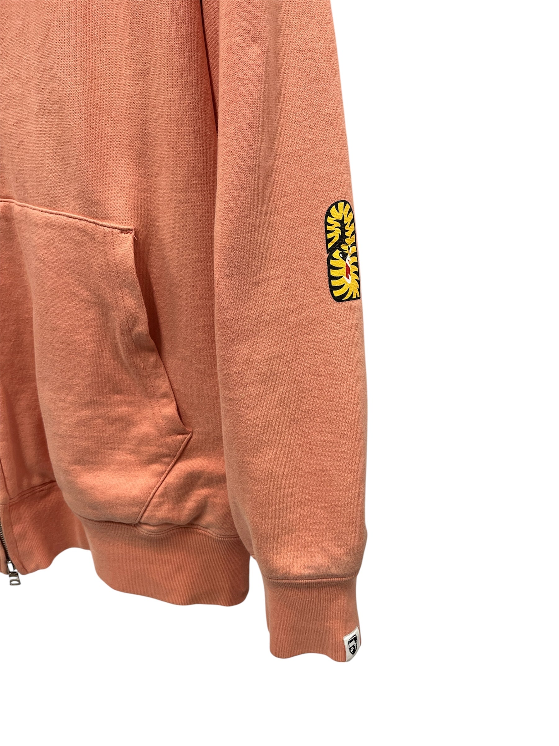 A BATHING APE/Zip Up Hoodie/XL/Cotton/PNK/ view 3