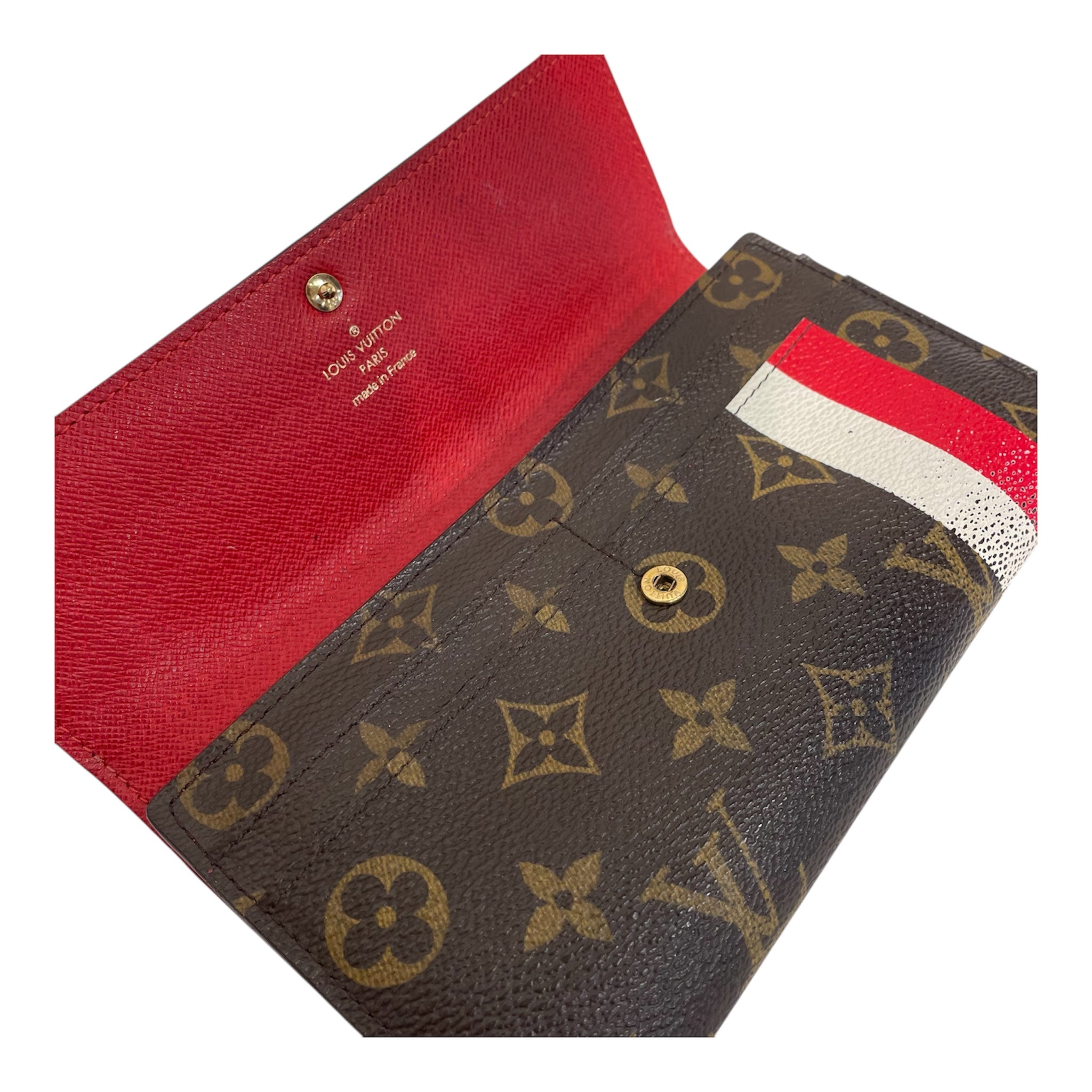 LOUIS VUITTON/Long Wallet/Monogram/Leather/BRW/CT1006 view 4