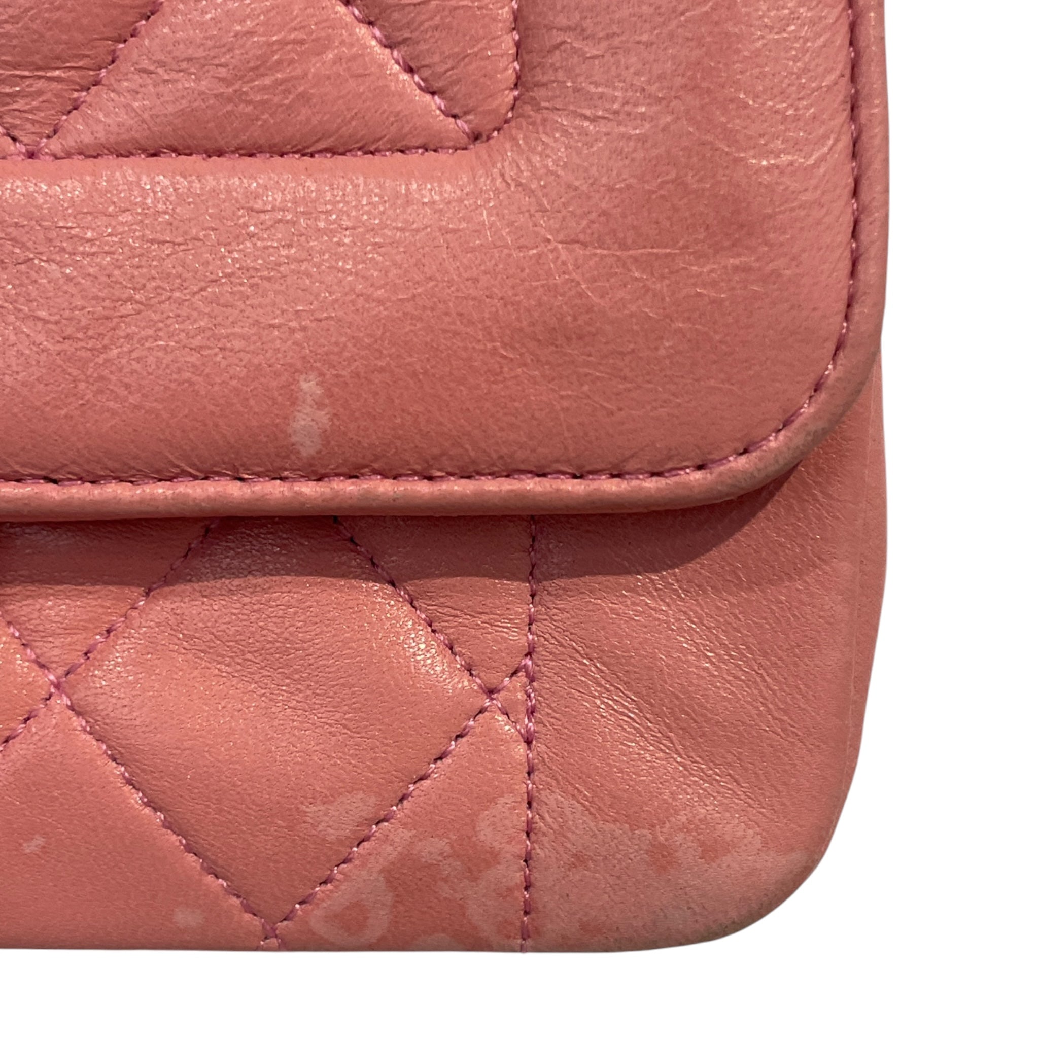 CHANEL/Hand Bag/Leather/PNK/MH4GJH8 view 7