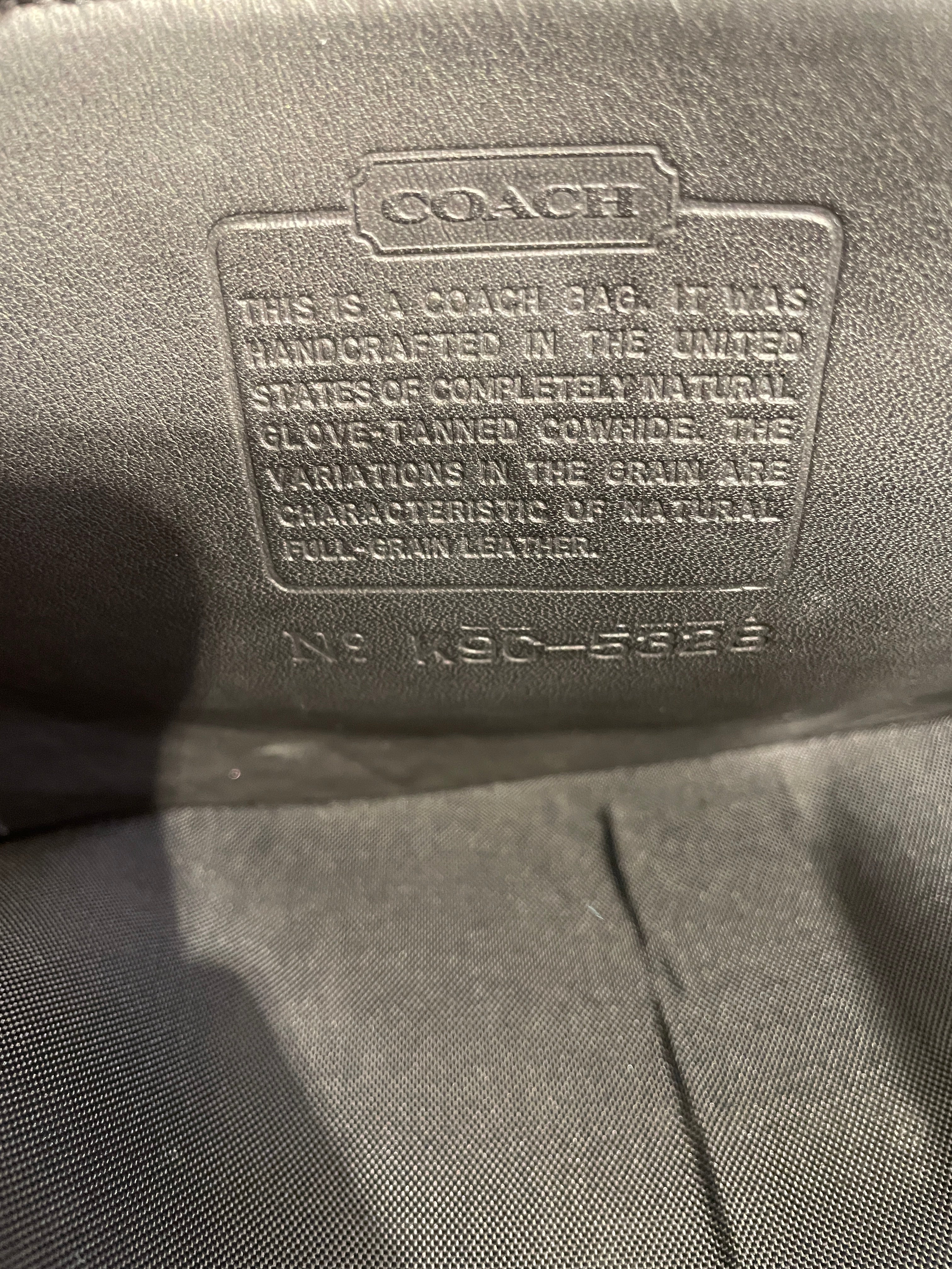 COACH/Briefcase/Leather/BLK/VTG view 5