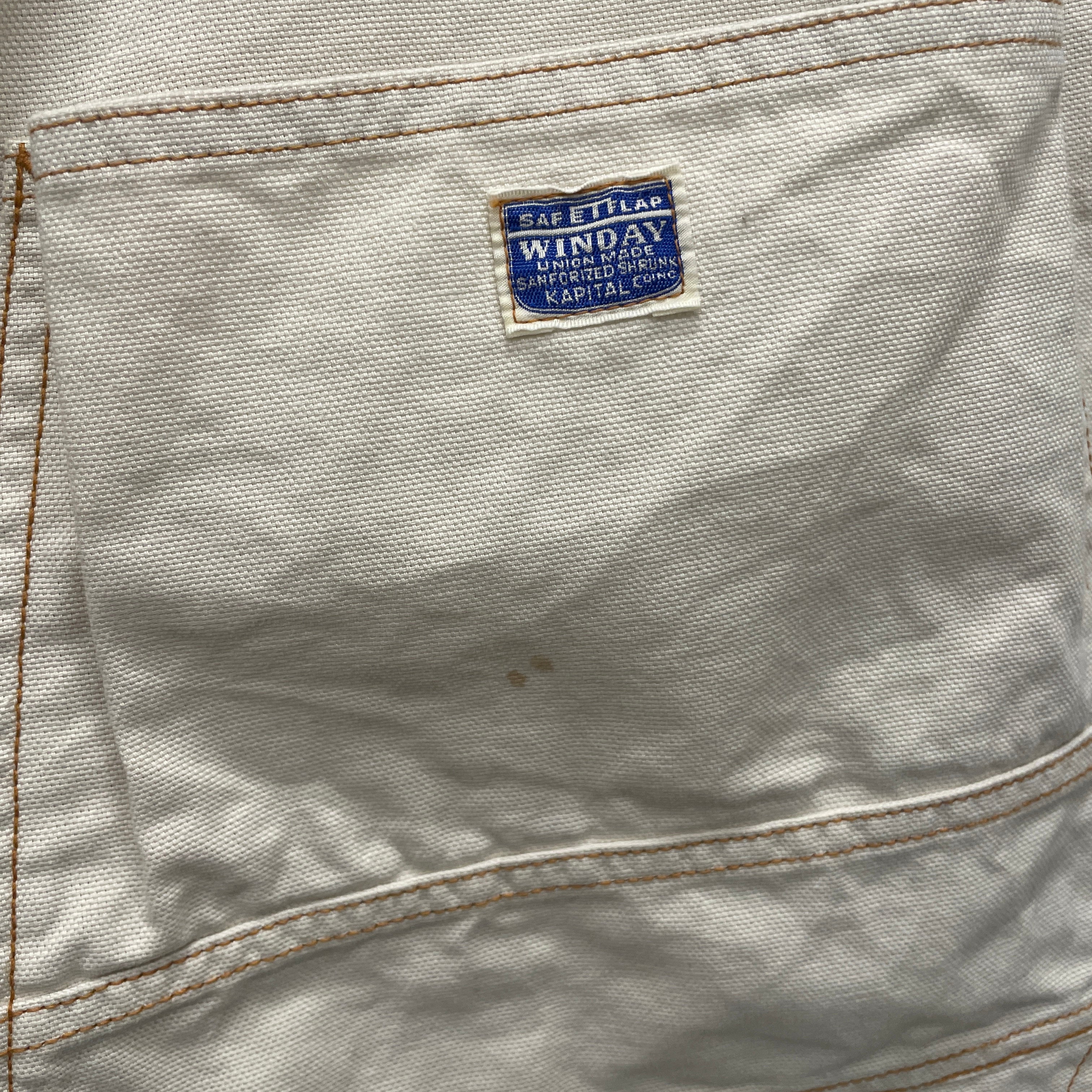 KAPITAL/Pants/4/Cotton/CRM/WIDE LEG CANVAS/ZIP FLY FRNT view 5