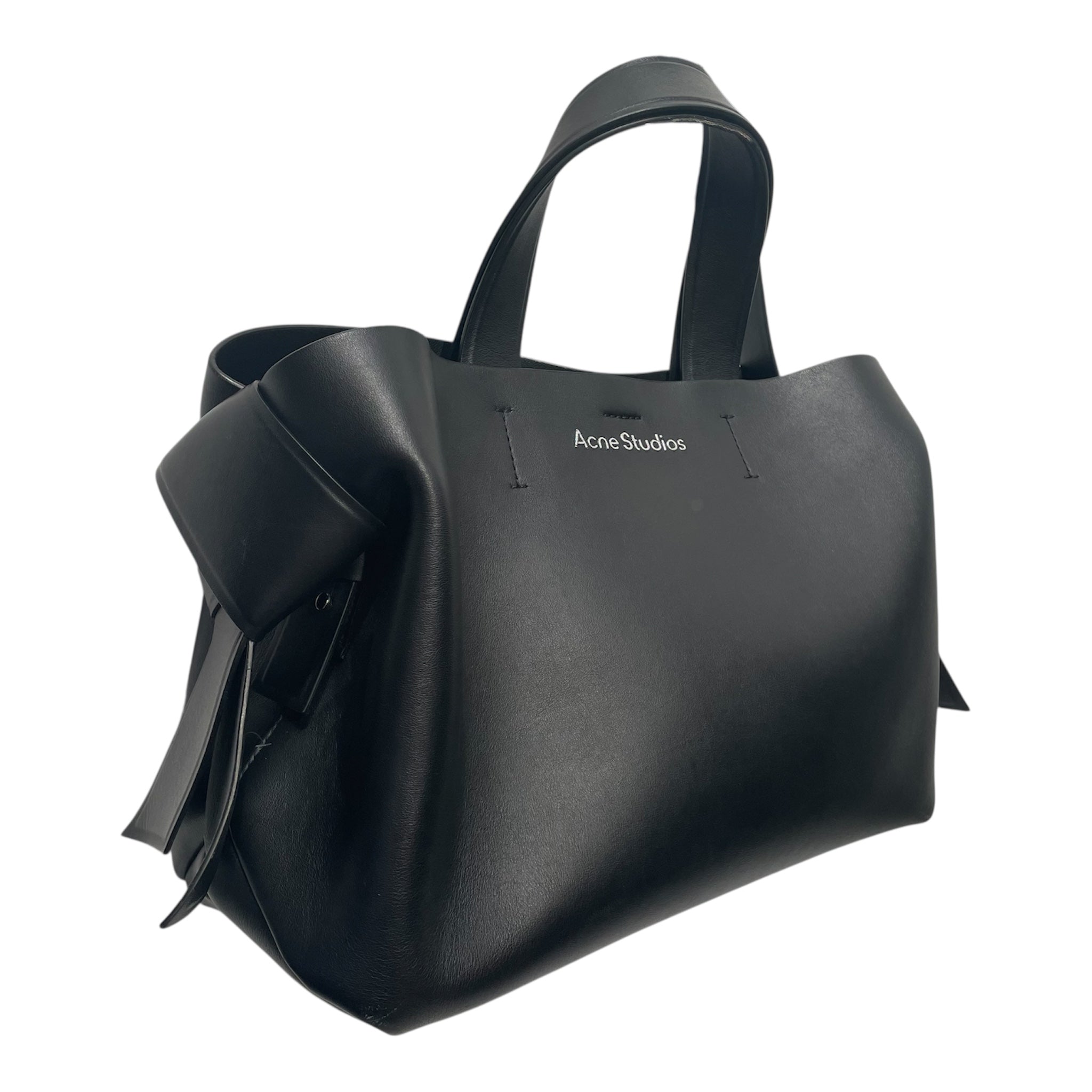 Acne Studios/Bag/Leather/BLK/musubi leather handbag view 6