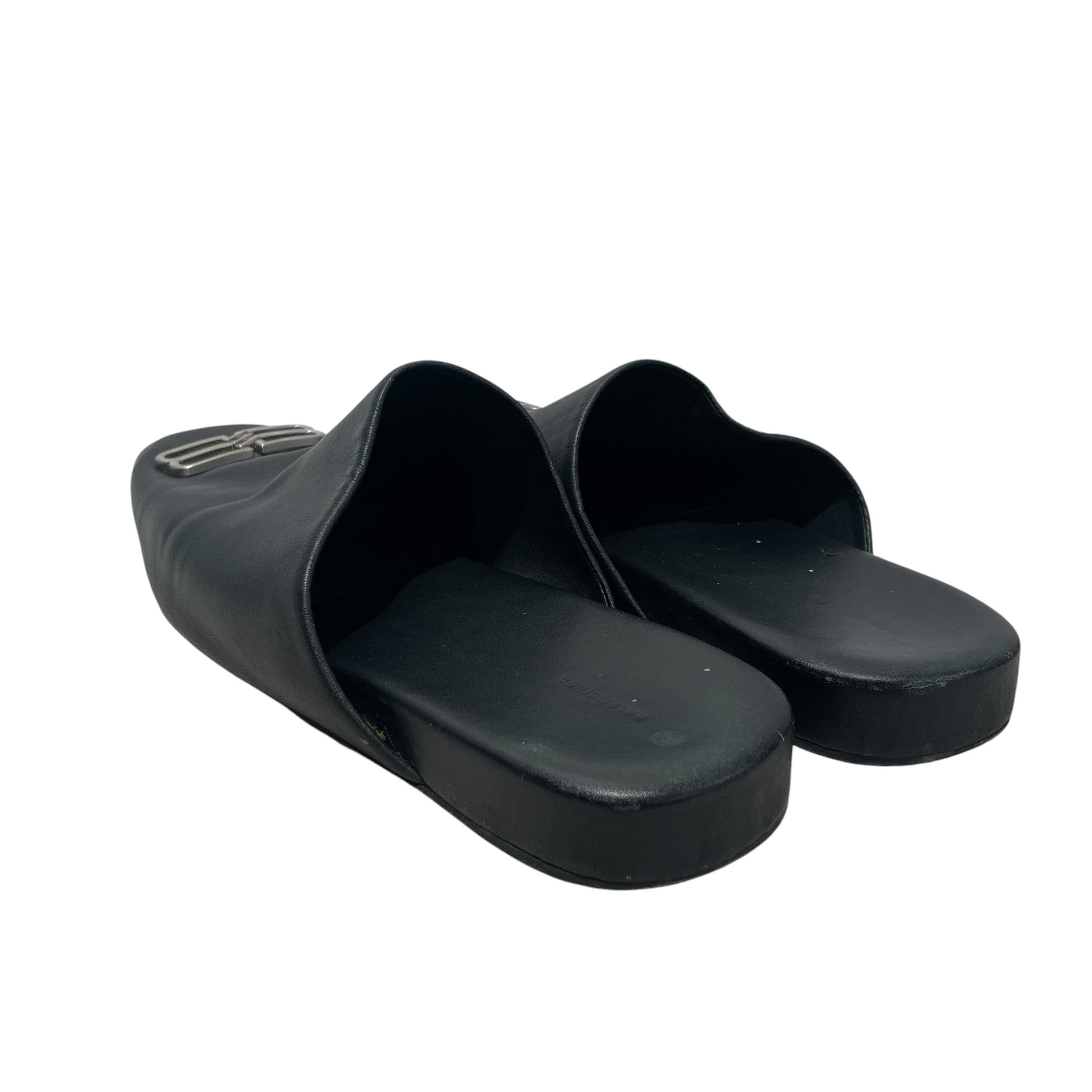 BALENCIAGA/Sandals/EU 43/Leather/BLK/BB view 2
