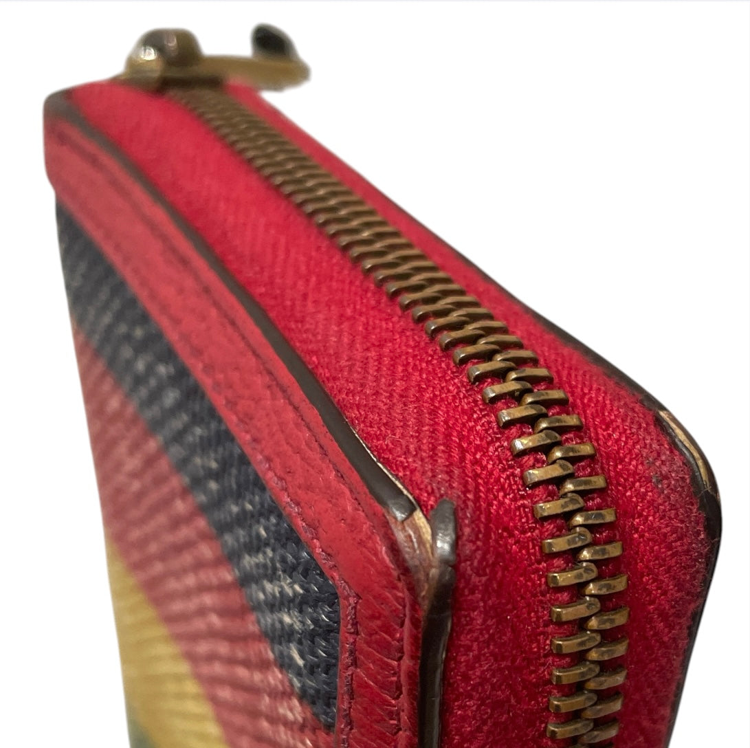 GUCCI/Long Wallet/Stripe/Cotton/MLT/L's/rainbow view 7