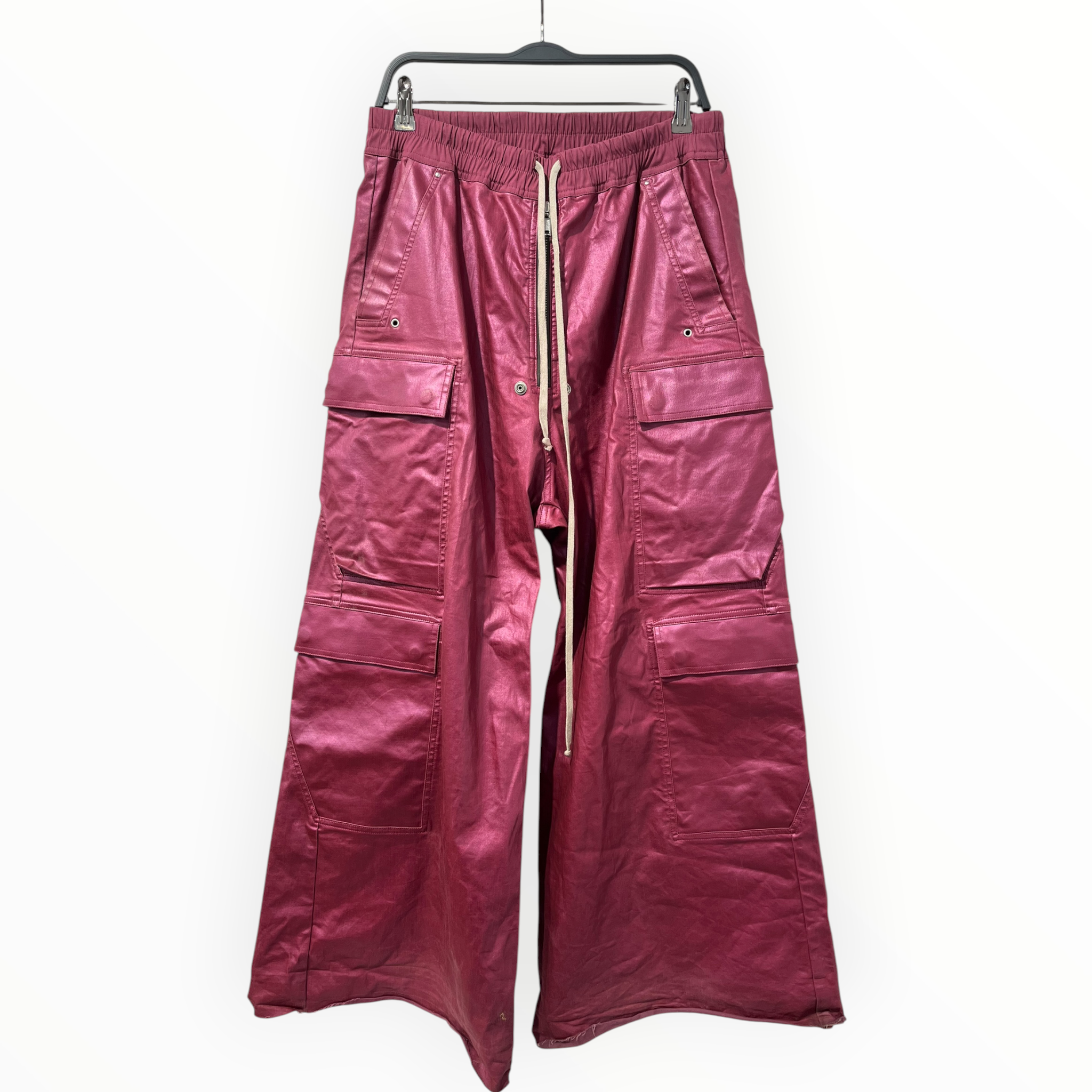 Rick Owens/Straight Pants/40/Cotton/PNK/Low-rise/CARGOBELAS view 1