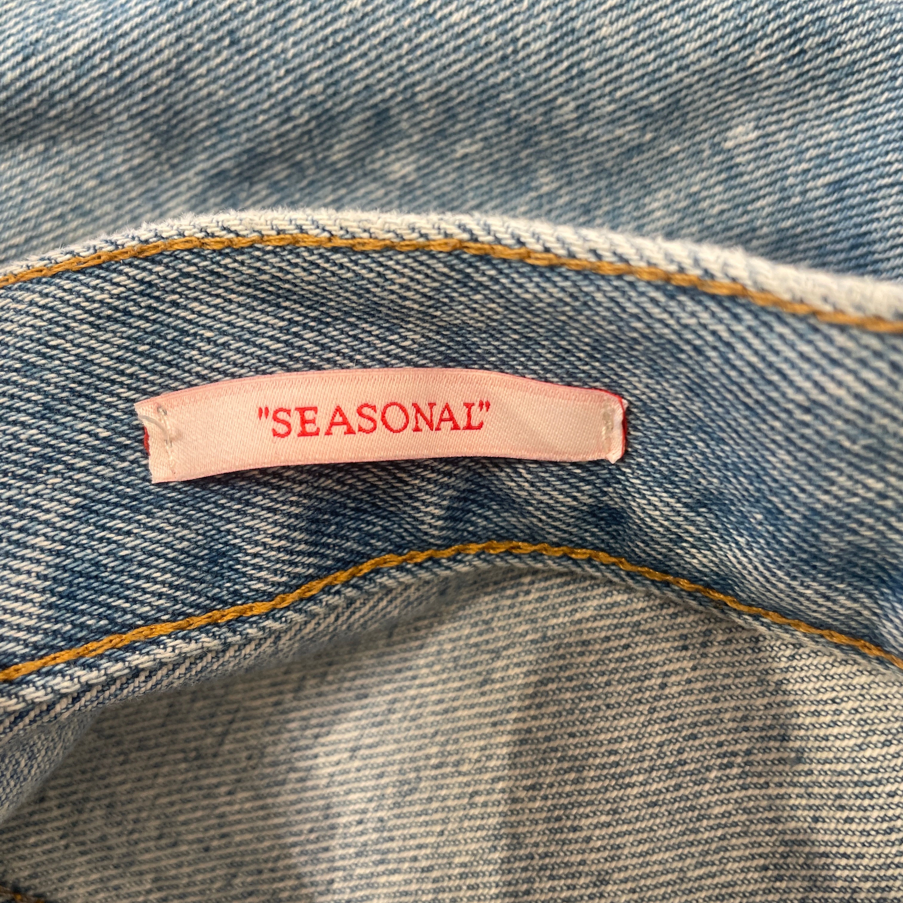 OFF-WHITE/Pants/31/Denim/IDG/BAGGY DENIM PAINT SPLATER view 10