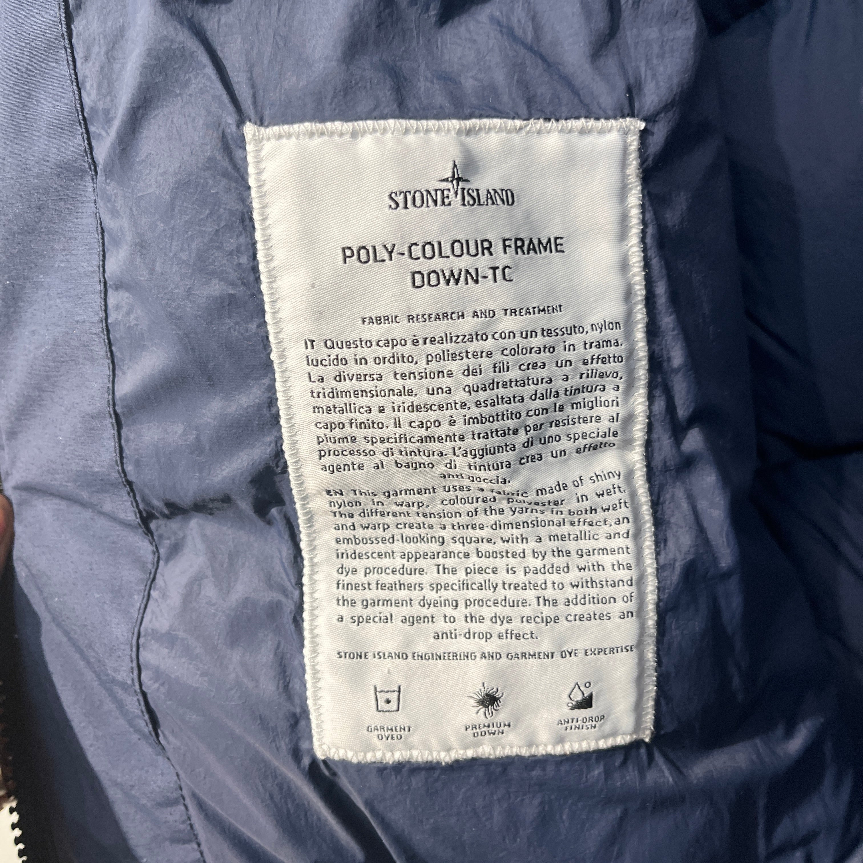 STONE ISLAND/Duffle Coat/L/Nylon/NVY/ view 4