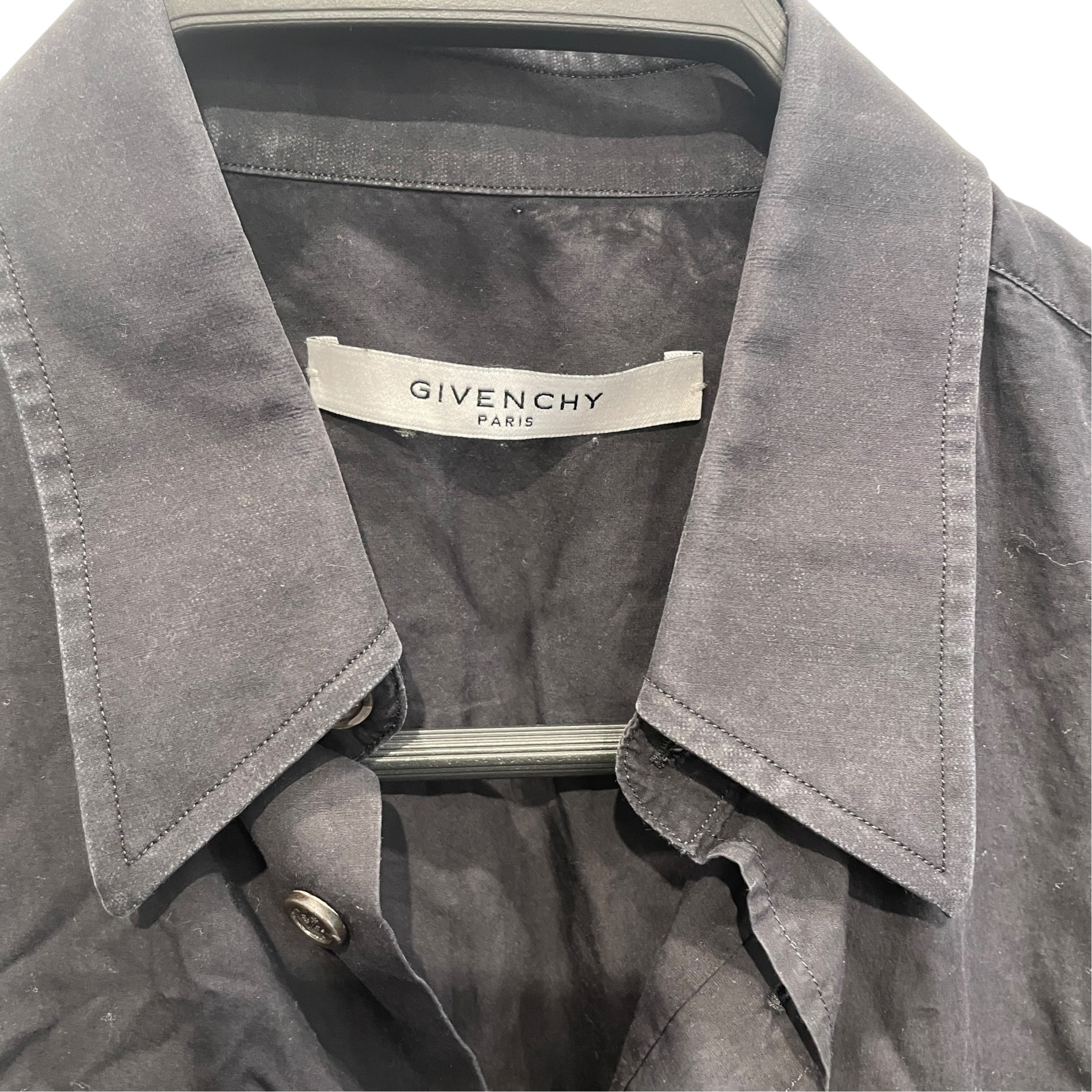 GIVENCHY/Polo Shirt/38/Cotton/BLK/EMBROIDERED BRANDING view 2