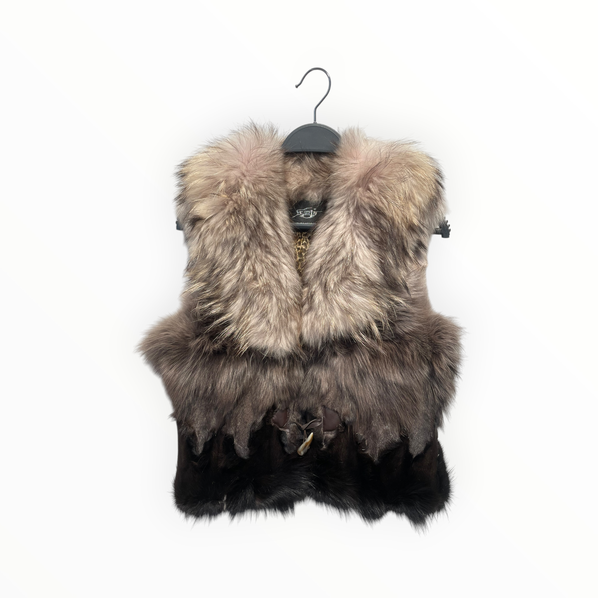 HONGCHUNFANG/Vest/Fur/BRW/ view 1