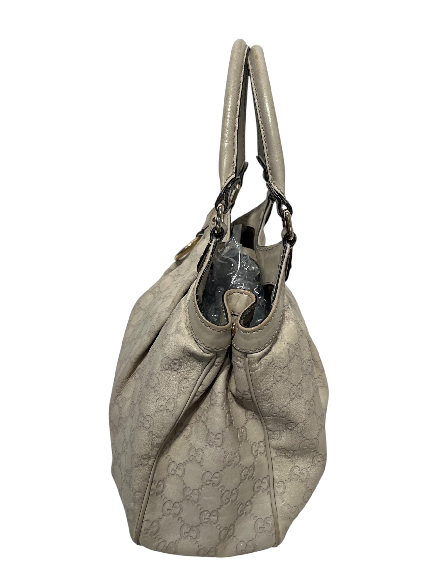 GUCCI/Hand Bag/All Over Print/Leather/CRM/Sukey tote bag view 2