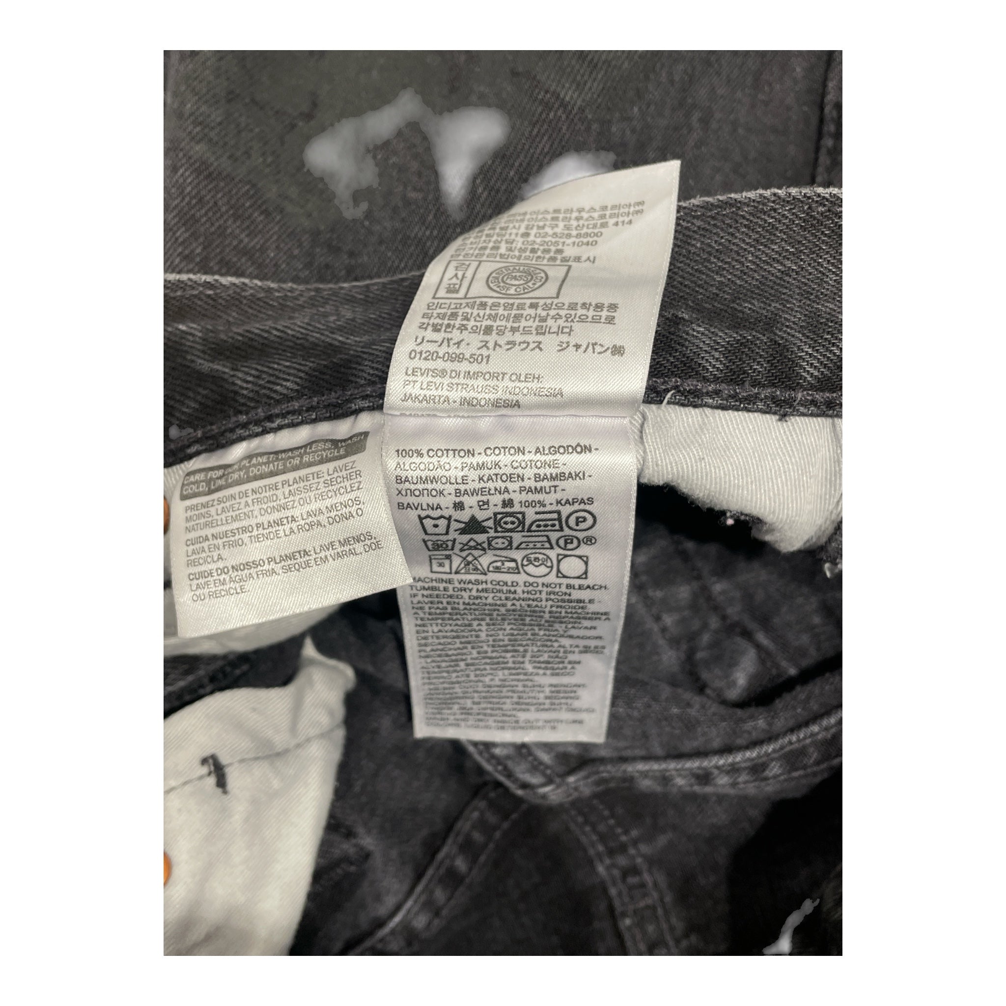 DENIM TEARS/Pants/33/BLK/ view 4