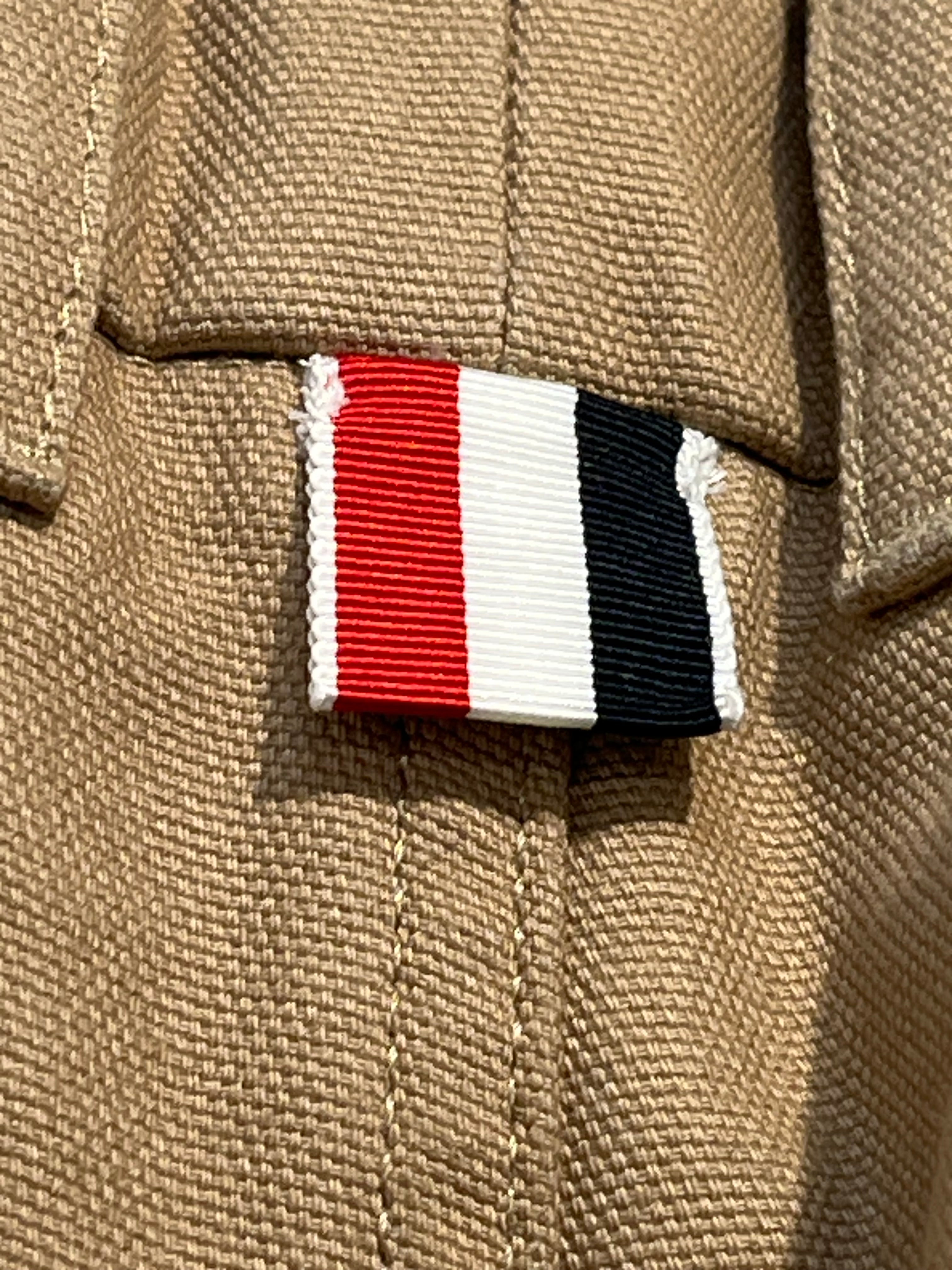 THOM BROWNE. NEW YORK/Cargo Pants/3/Cotton/KHK/cargo pockets view 6