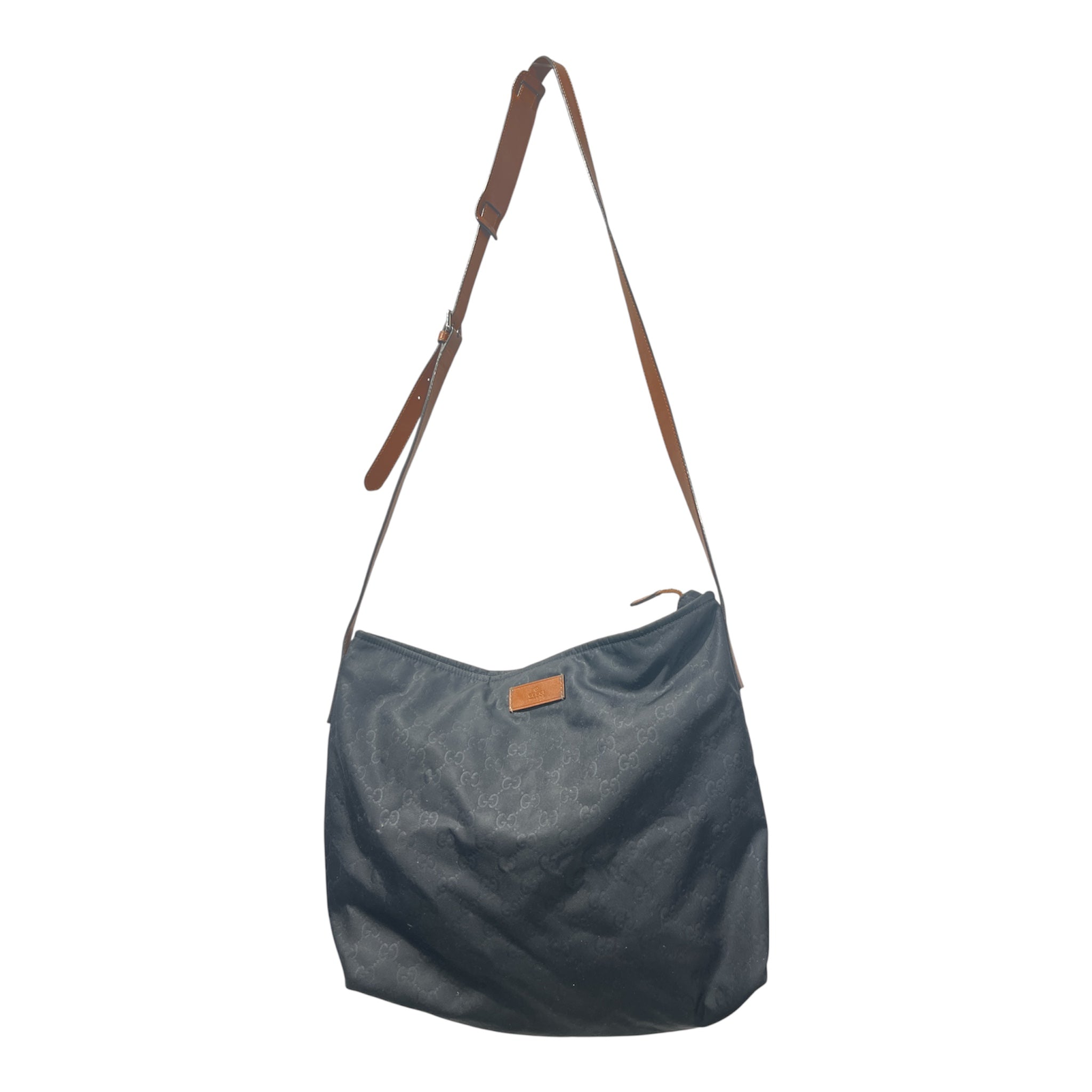 GUCCI/Tote Bag/Monogram/Nylon/BLK/NYLON MESSENGER BAG view 1
