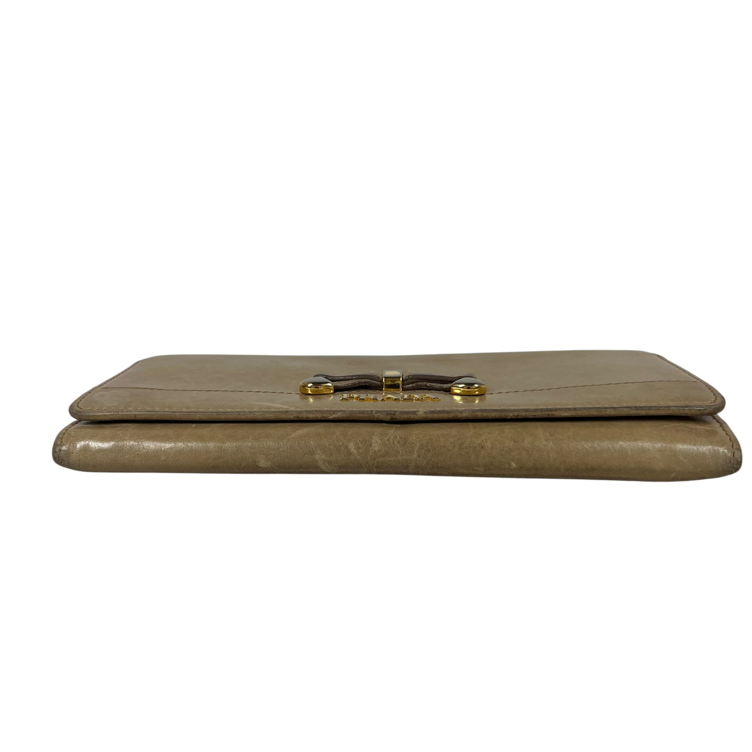 PRADA/Long Wallet/Leather/CML/Glace Continental long wallet view 3