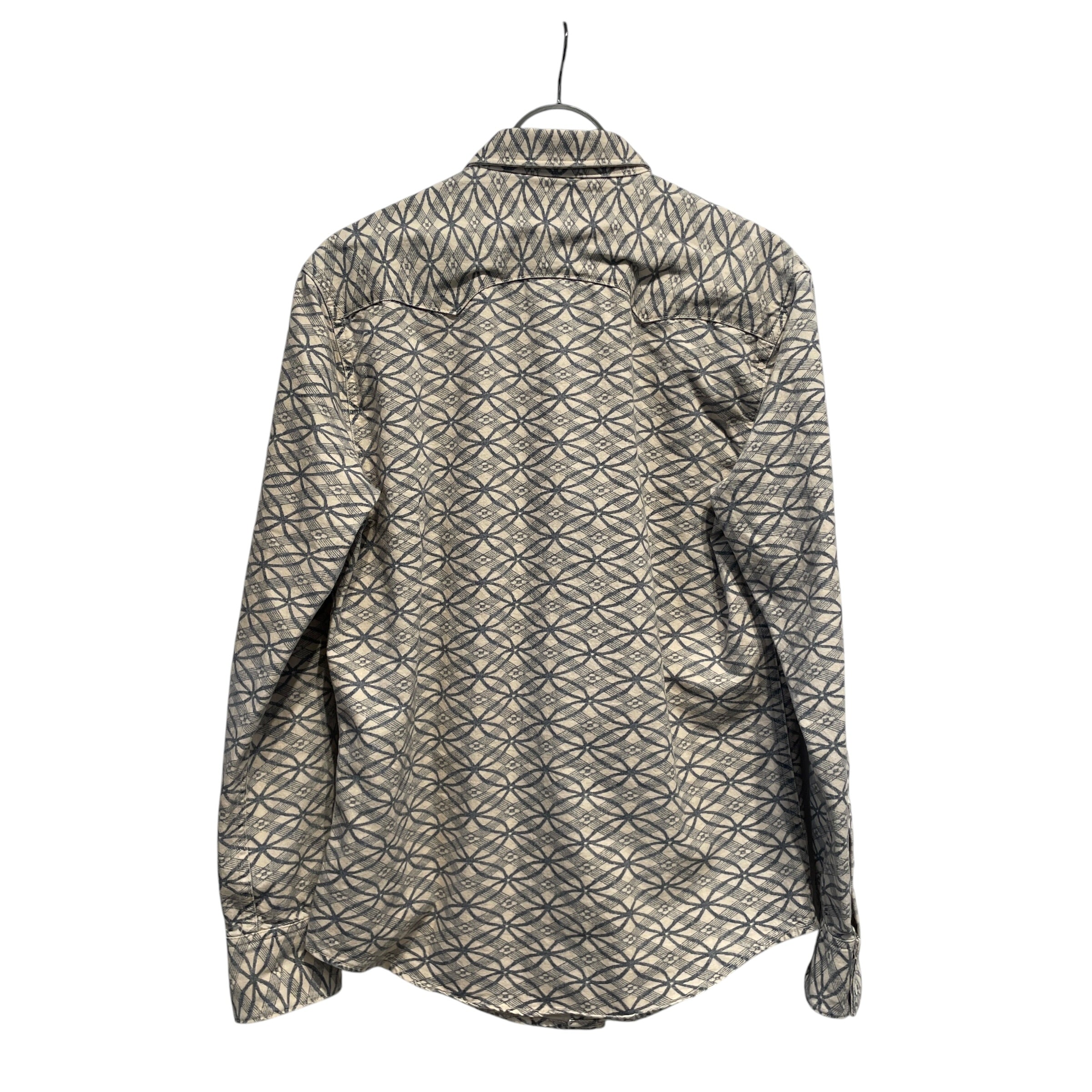 RRL/LS Shirt/M/Cotton/CRM/All Over Print/ view 2