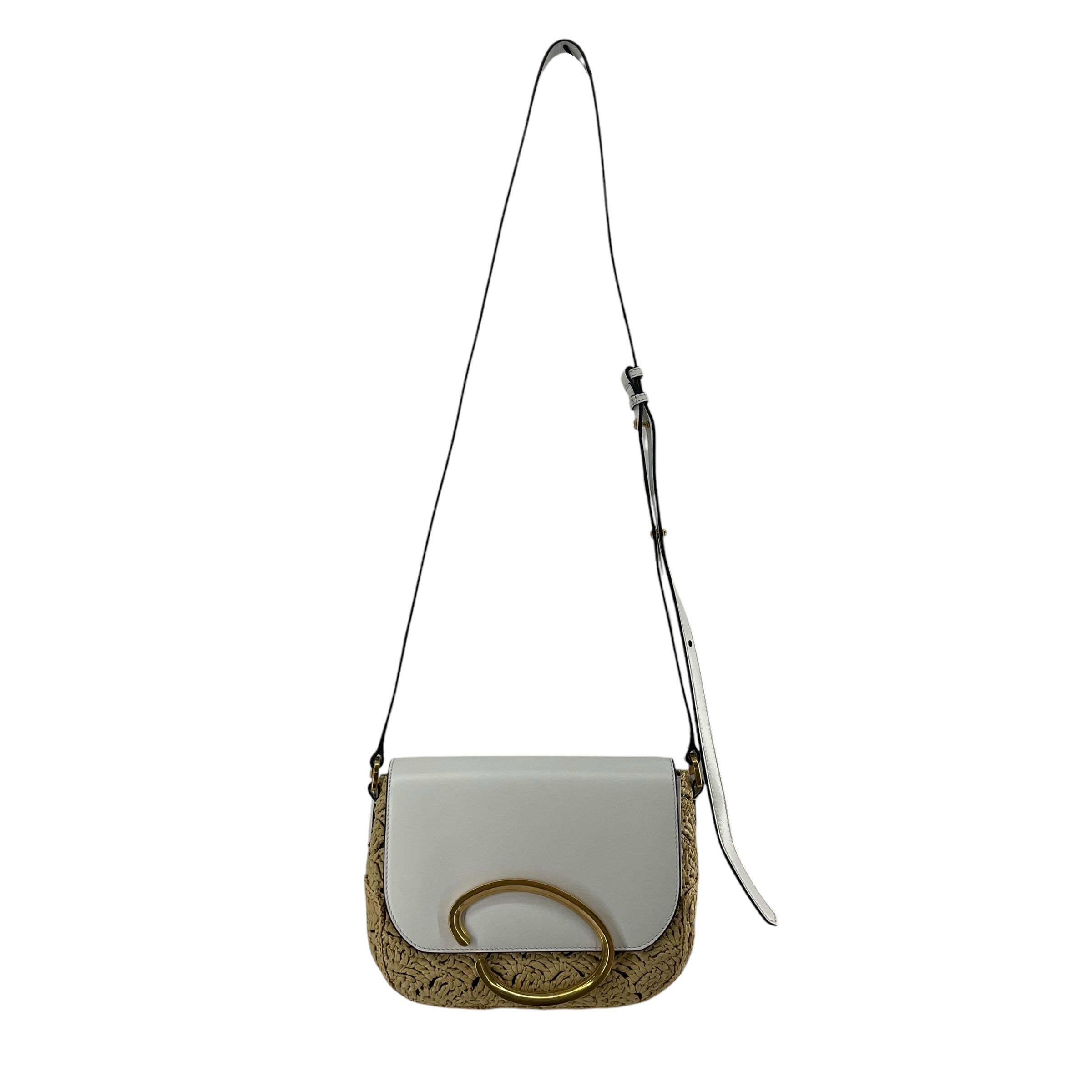 Oscar de laRenta/Cross Body Bag/WHT/RAFFIA NAPPA view 1