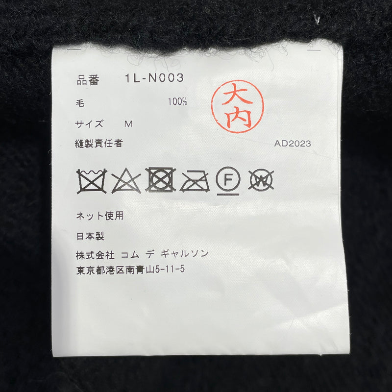 BLACK COMME des GARCONS/Heavy Sweater/M/Wool/BLK/