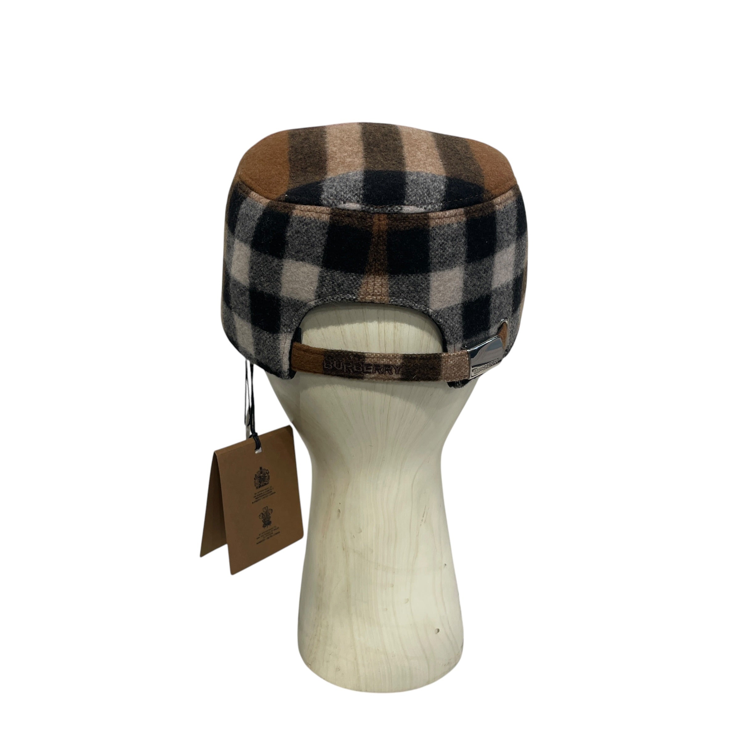 BURBERRY/Cap/L/Plaid/Wool/CML/M's/PLAID  CADET CAP view 3