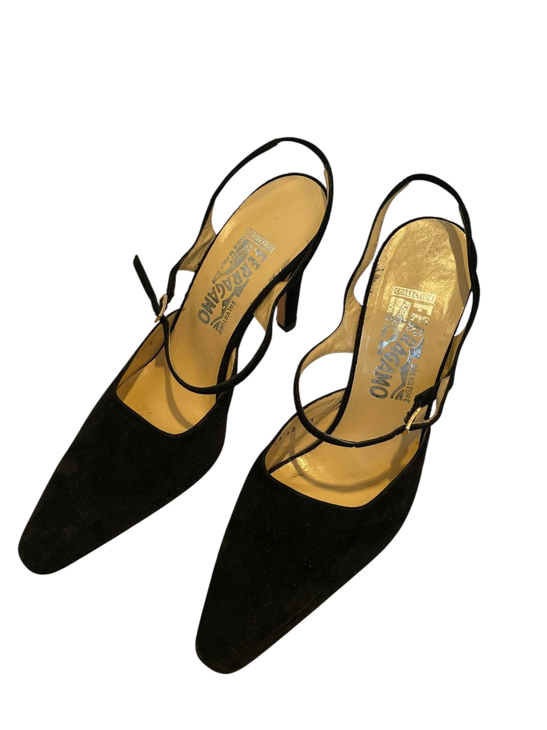Salvatore Ferragamo/Heels/US 10/Cotton/BLK/HEELS ALL BLK view 2