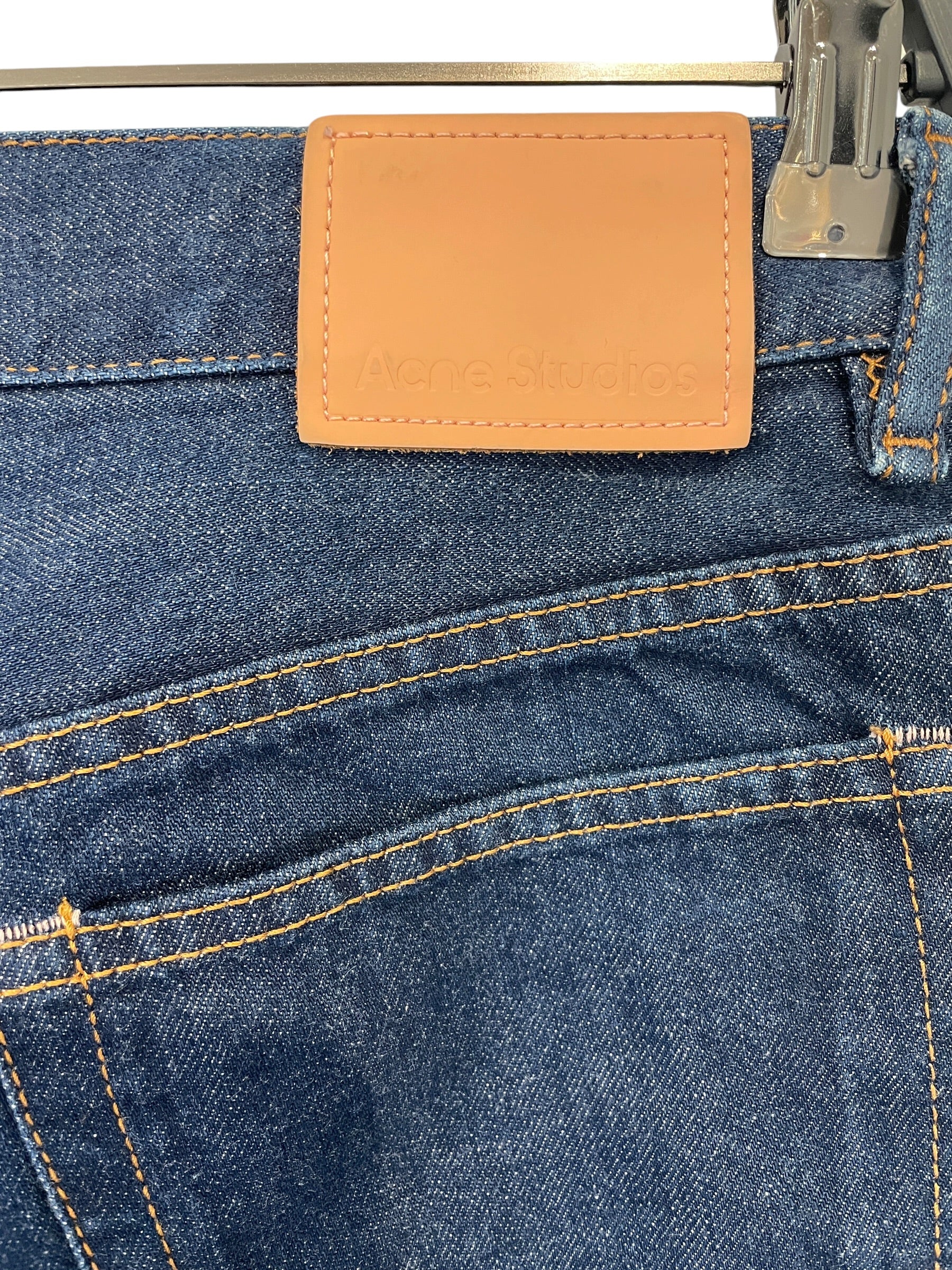 Acne Studios/Bootcut Pants/26/Denim/NVY/plain bootcut, slv button view 3