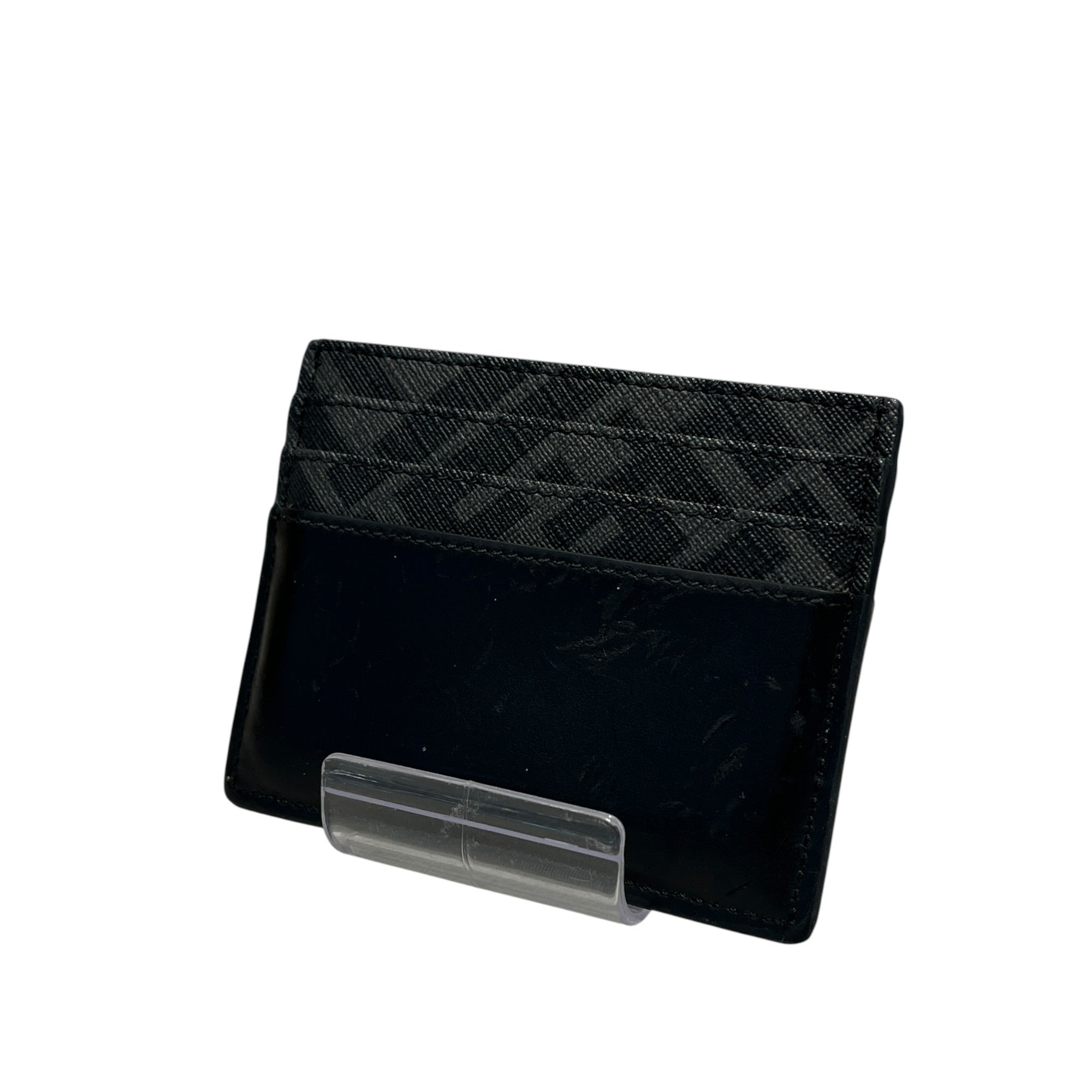 FENDI/Wallet/Monogram/Leather/BLK/Printed SLV/BLK Card Holder view 2