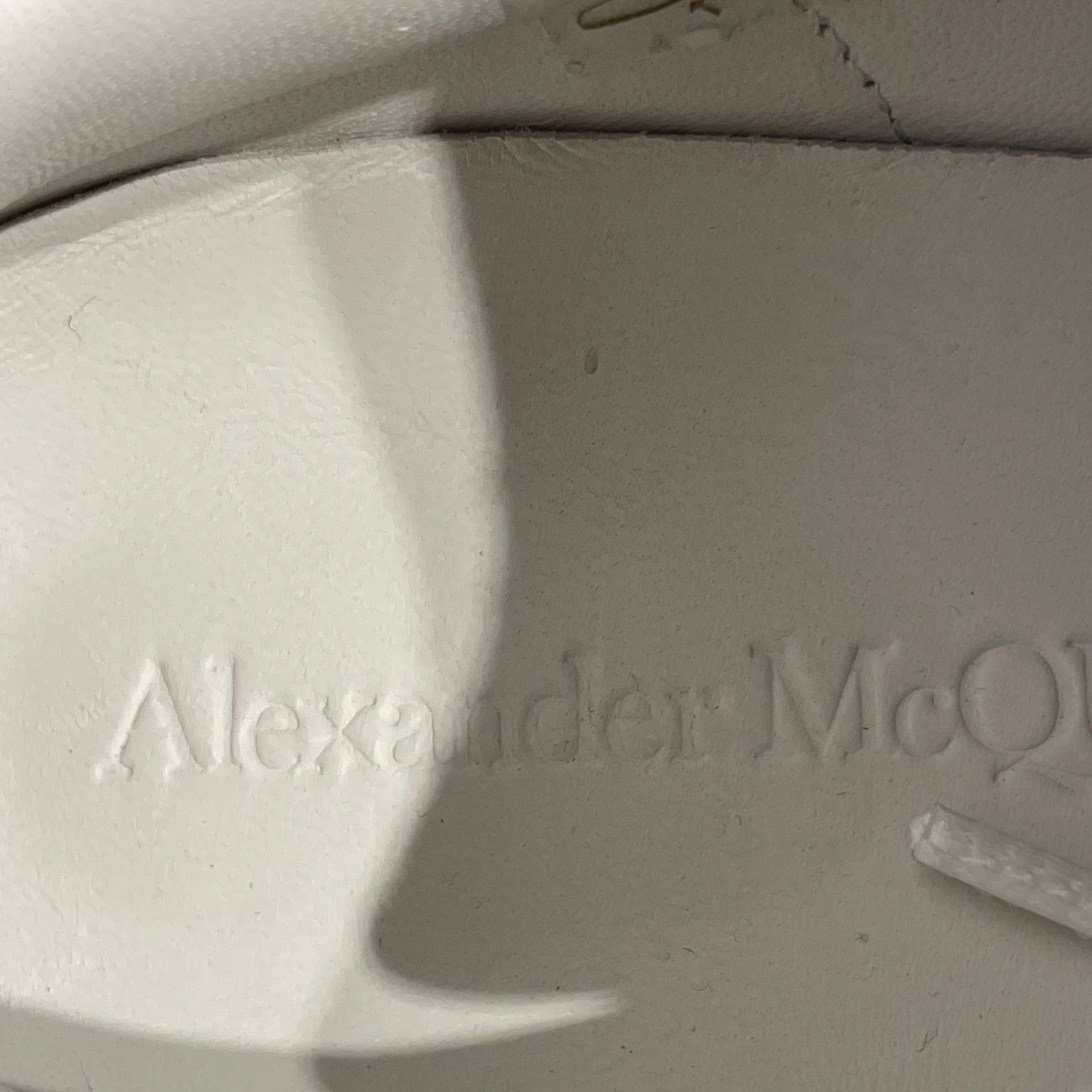 Alexander McQueen/Low-Sneakers/EU 38.5/Leather/WHT/LOW TOP PINK view 3