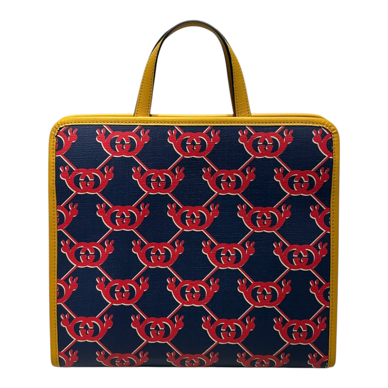 GUCCI/Tote Bag/Monogram/NVY/SNAIL TOTE BAG
