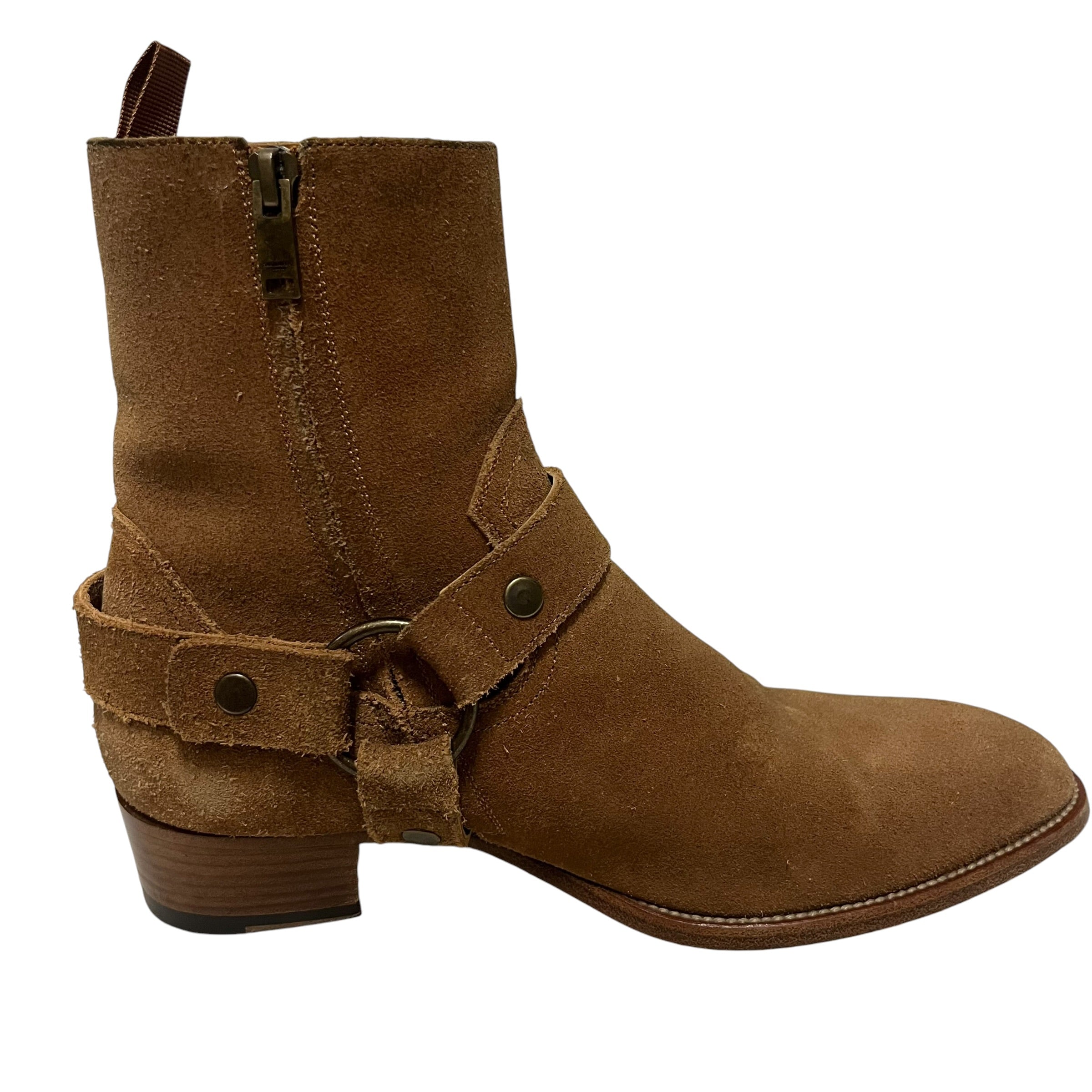 YVES SAINT LAURENT/Boots/EU 40/Suede/BEG/wyatt harness view 19
