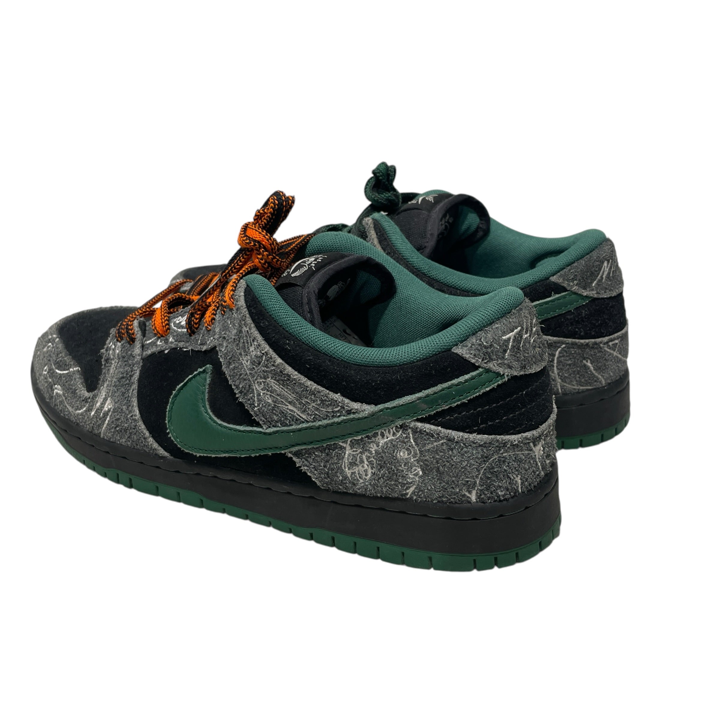 NIKE/Low-Sneakers/US 9.5/Suede/BLK/HF7743-001 view 2