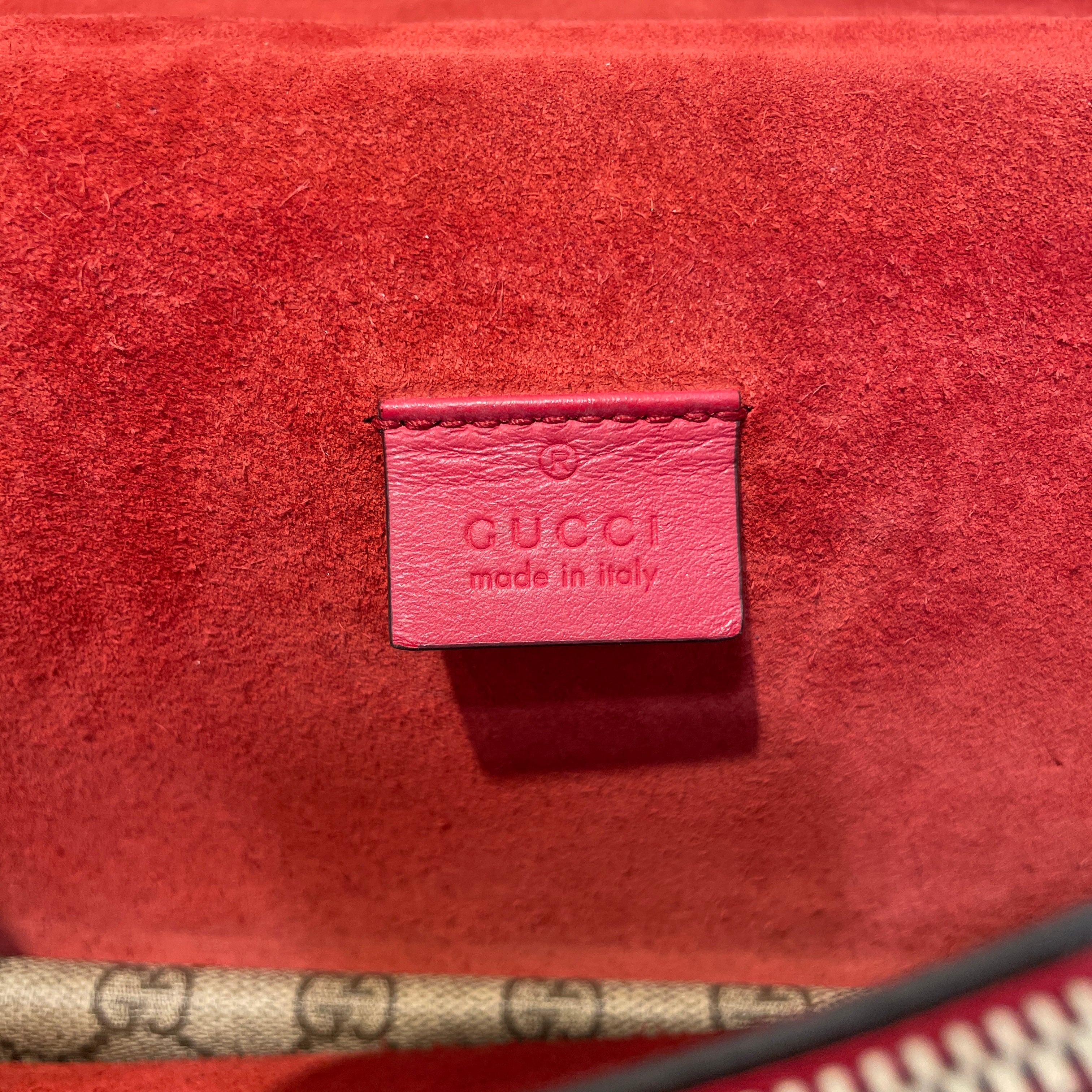 GUCCI/Cross Body Bag/Monogram/Leather/RED/Monogram Dionysus Shoudler Bag view 6
