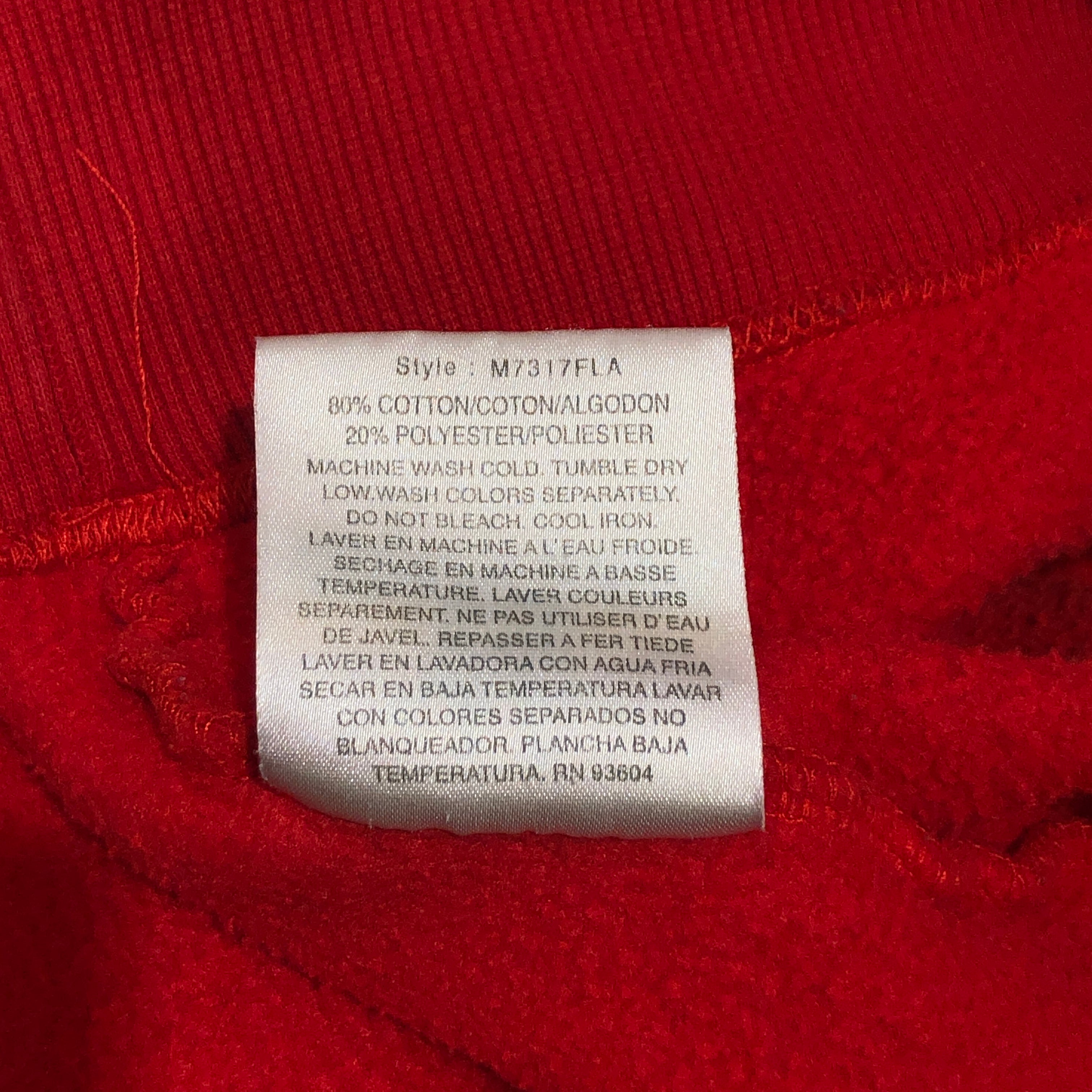 JNCO/Hoodie/L/Cotton/RED/EMBROIDERED CHEST LOGO view 6