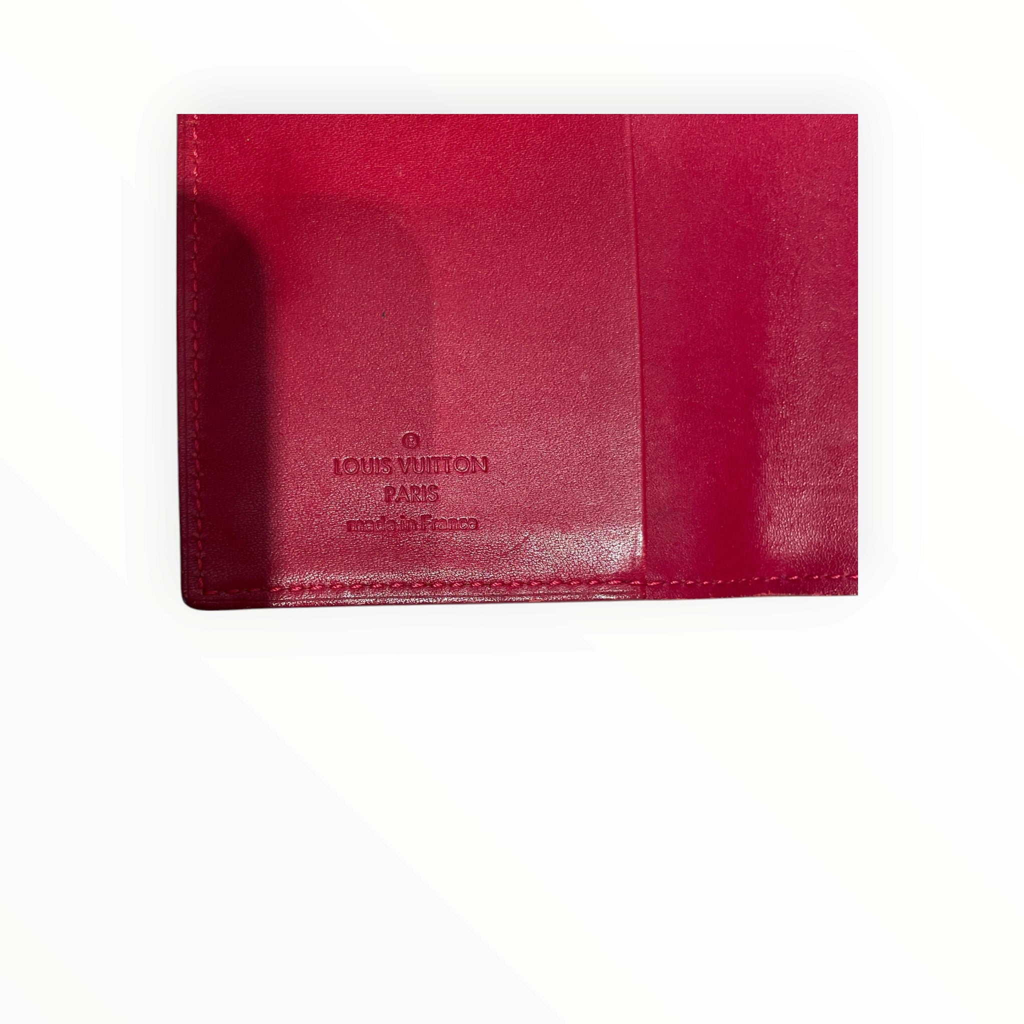 LOUIS VUITTON/Wallet/Leather/RED/M's/LV Bifold Red Leather Wallet view 4