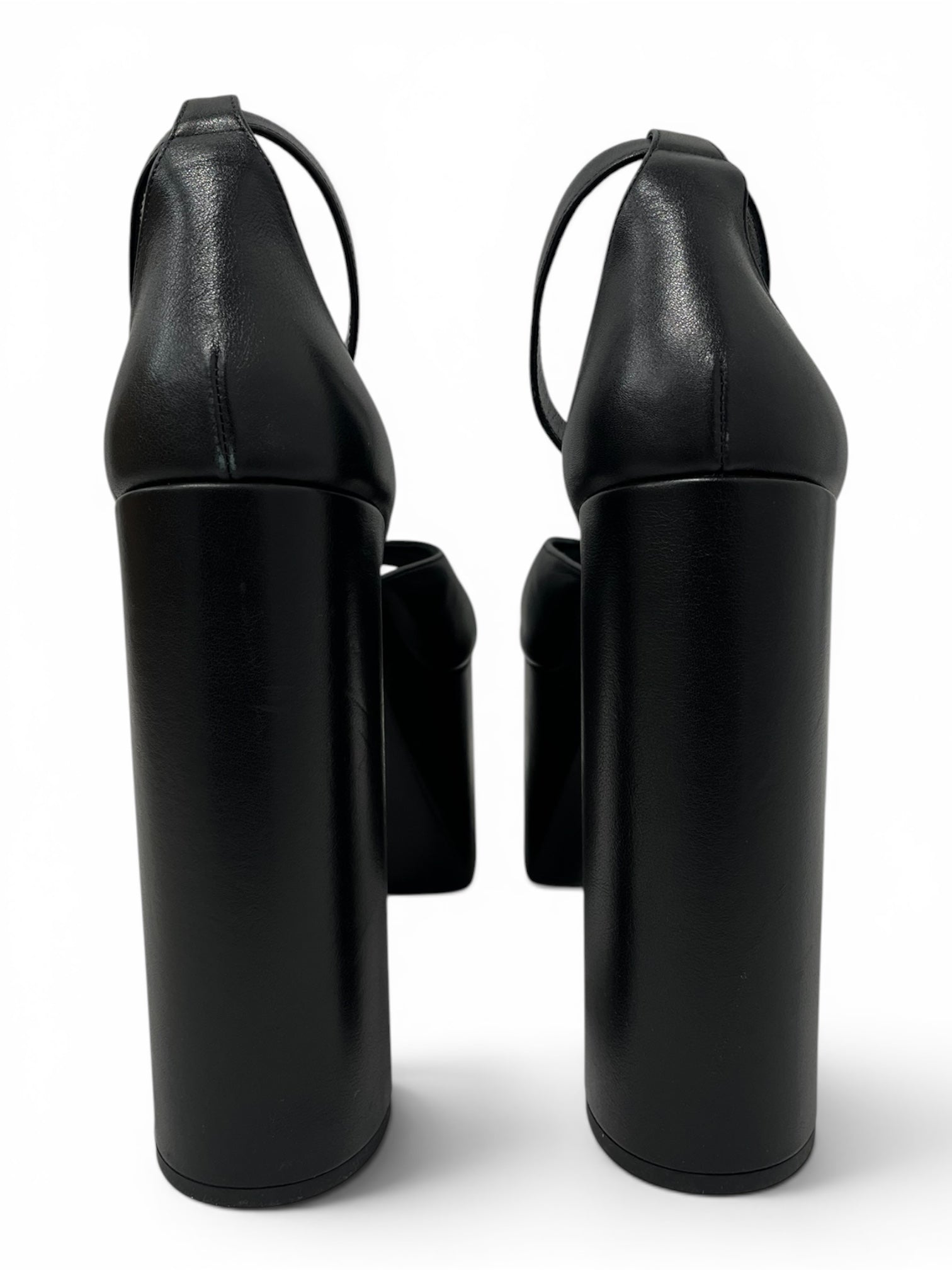 BALENCIAGA/Heels/EU 40/Leather/BLK/PLATFORM HEELS BRAND NEW view 3