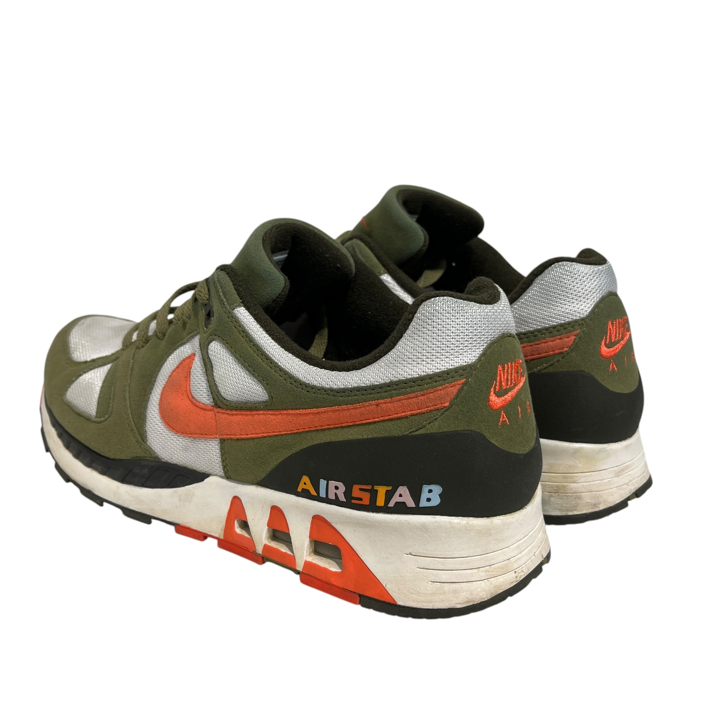 NIKE/Low-Sneakers/US 11/Cotton/GRN/airstab Mango view 2