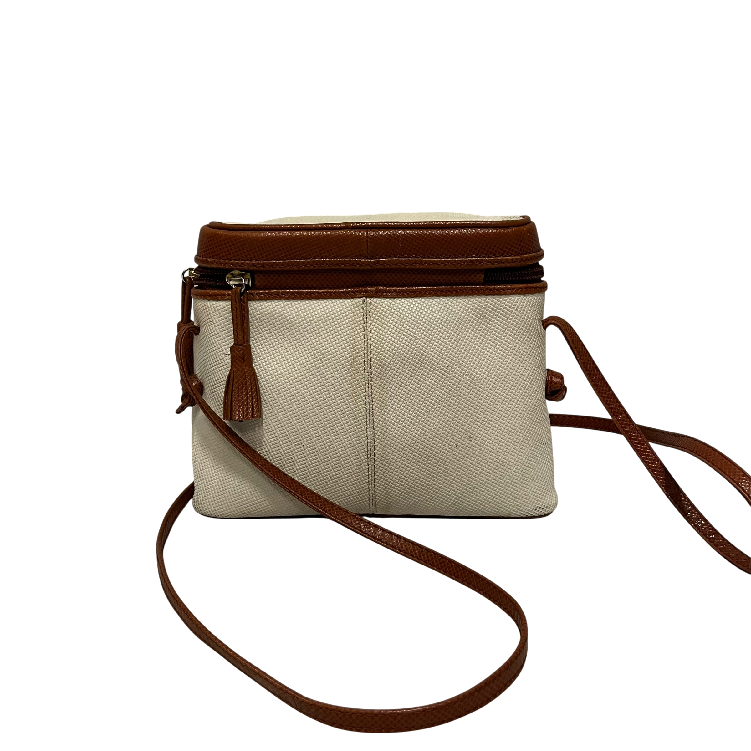 BOTTEGA VENETA/Cross Body Bag/WHT/vintage rubber canvas view 2