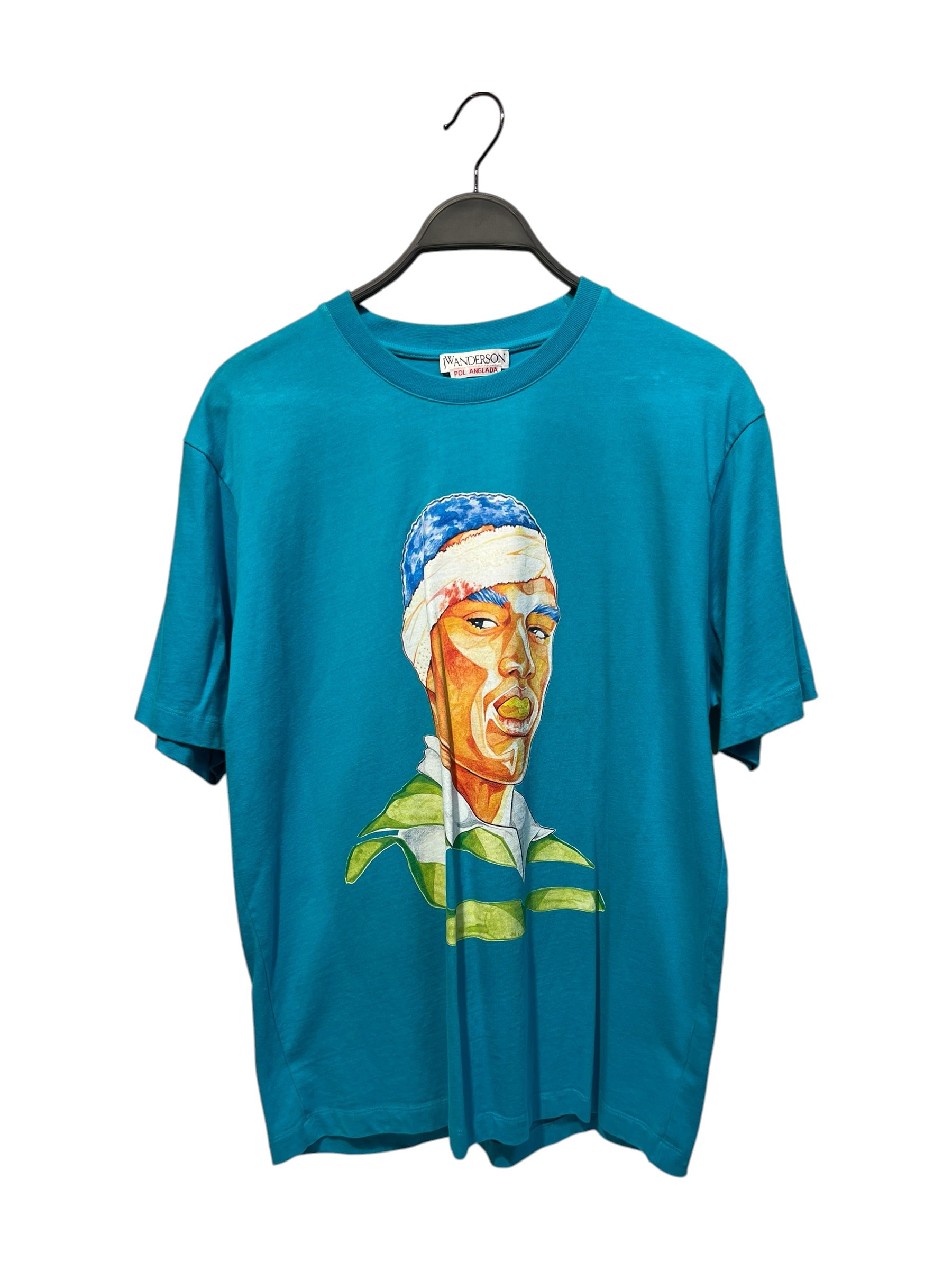 JW ANDERSON(J.W.ANDERSON)/T-Shirt/M/Cotton/BLU/Graphic/ view 1