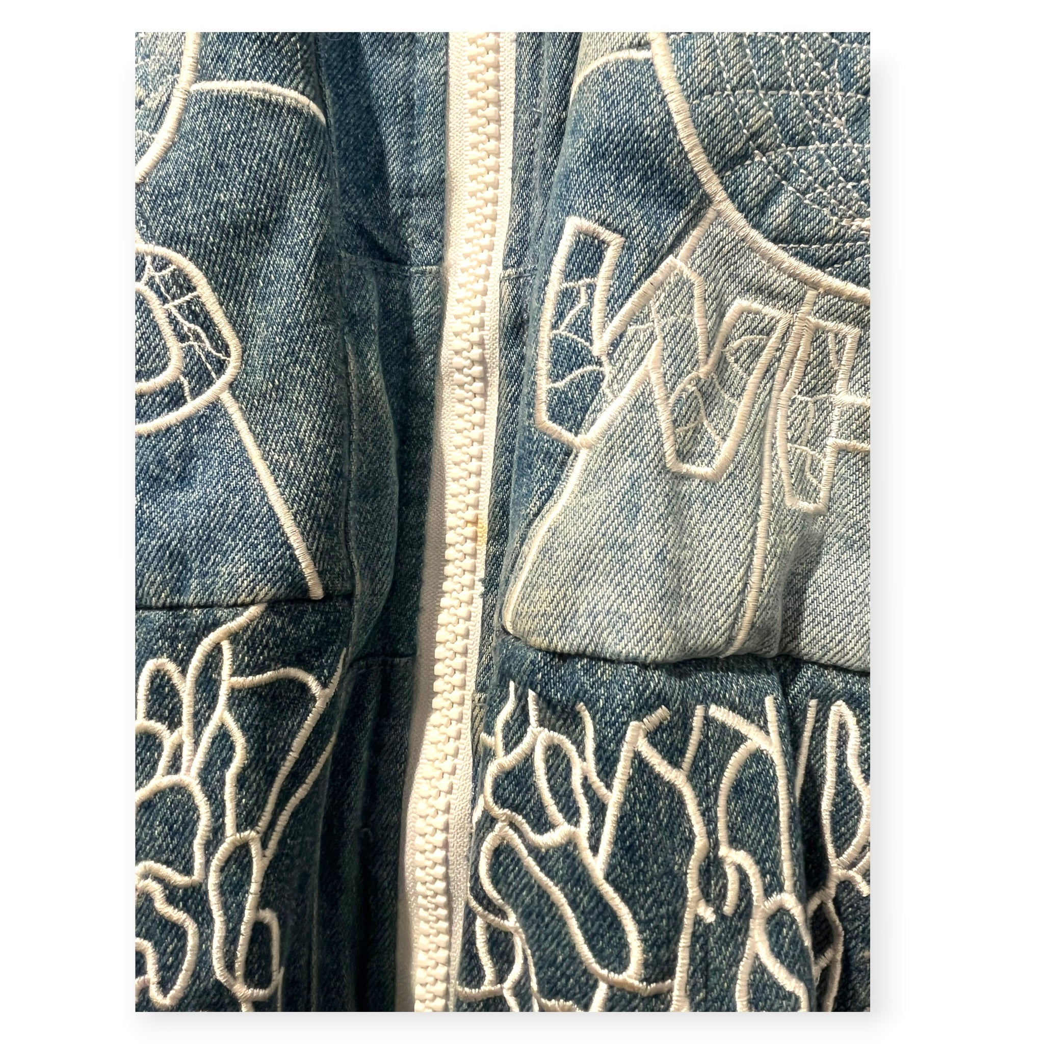 WHO DECIDES WAR/Jacket/XXL/Cotton/IDG/Graphic/EMBROIDERED BOMBER JACKET' view 4