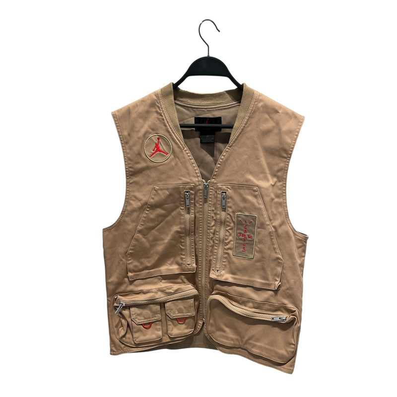 TRAVIS SCOTT/Vest/S/Cotton/BEG/