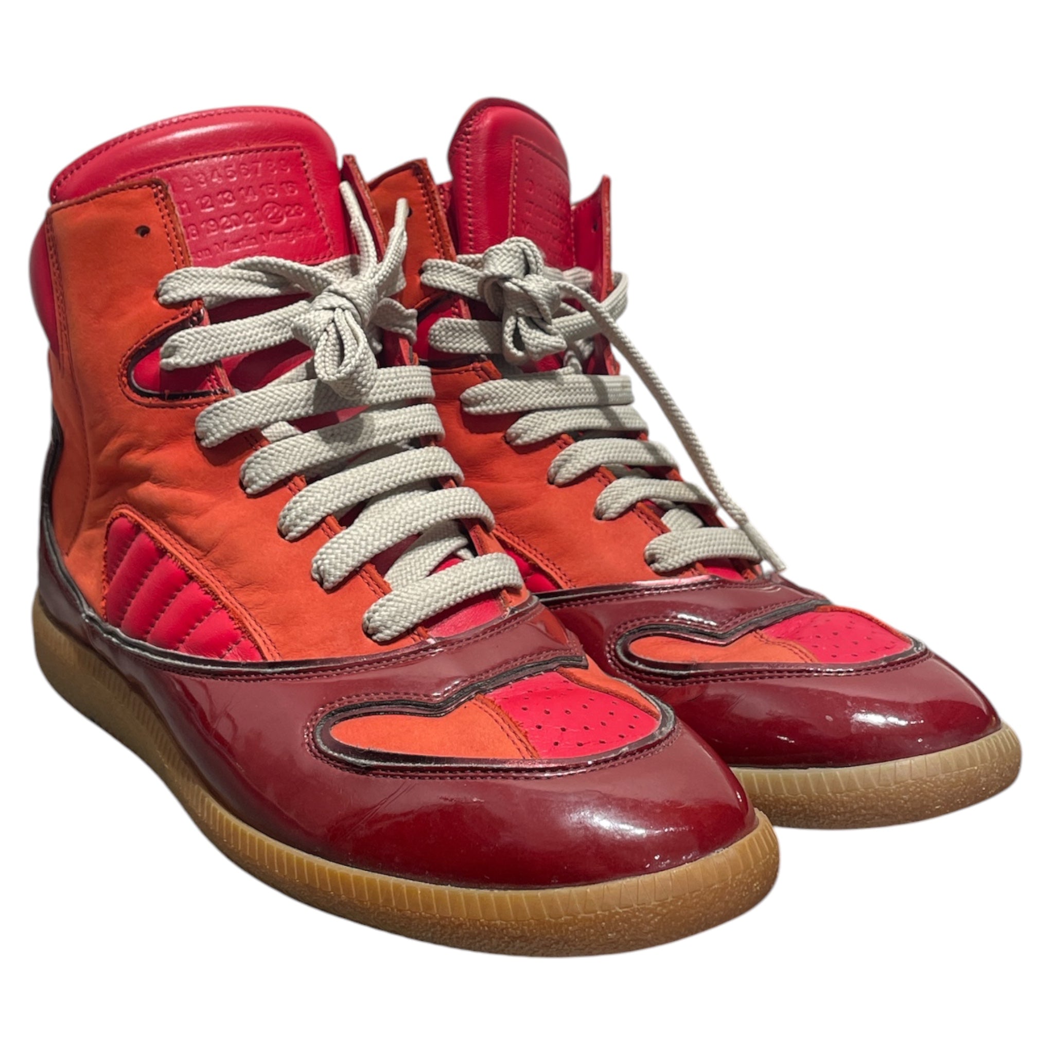 Maison Margiela/Hi-Sneakers/EU 40/RED/CADILLAC RED HIGH view 1