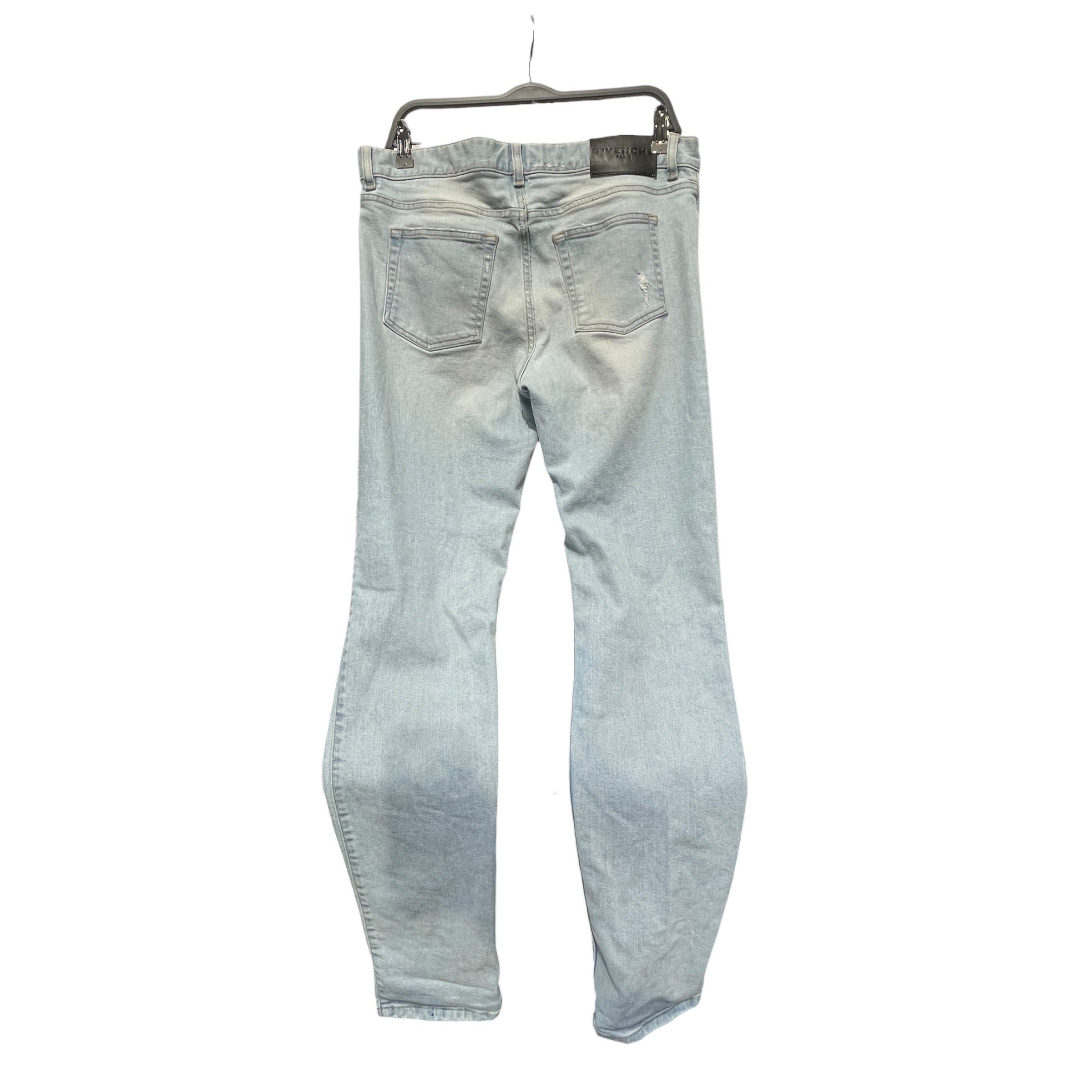 GIVENCHY/Pants/33/Cotton/BLU/Slim Fit George V view 2
