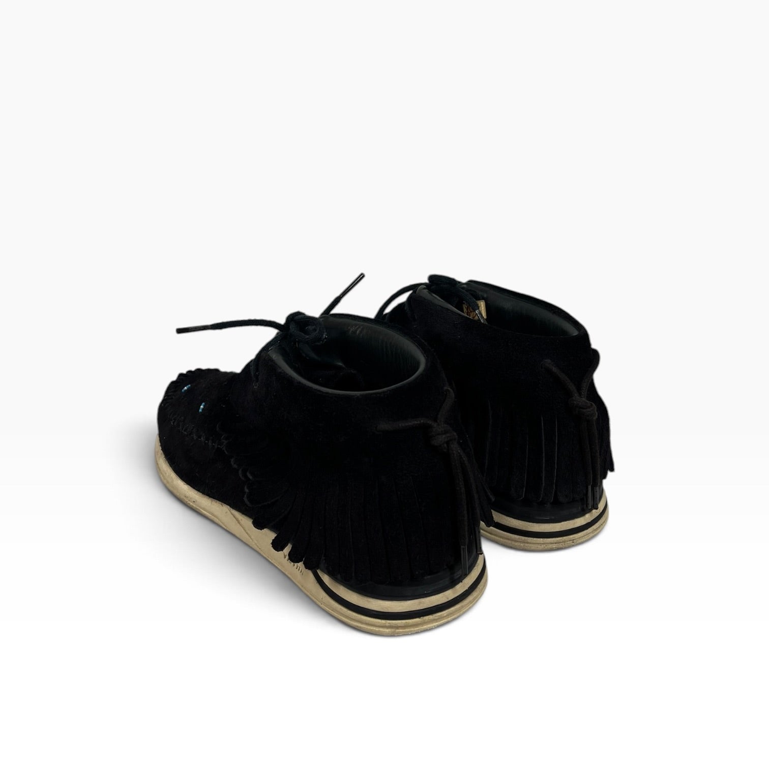 visvim/Hi-Sneakers/US 10/Suede/BLK/Tassel/Shaman Mid view 2