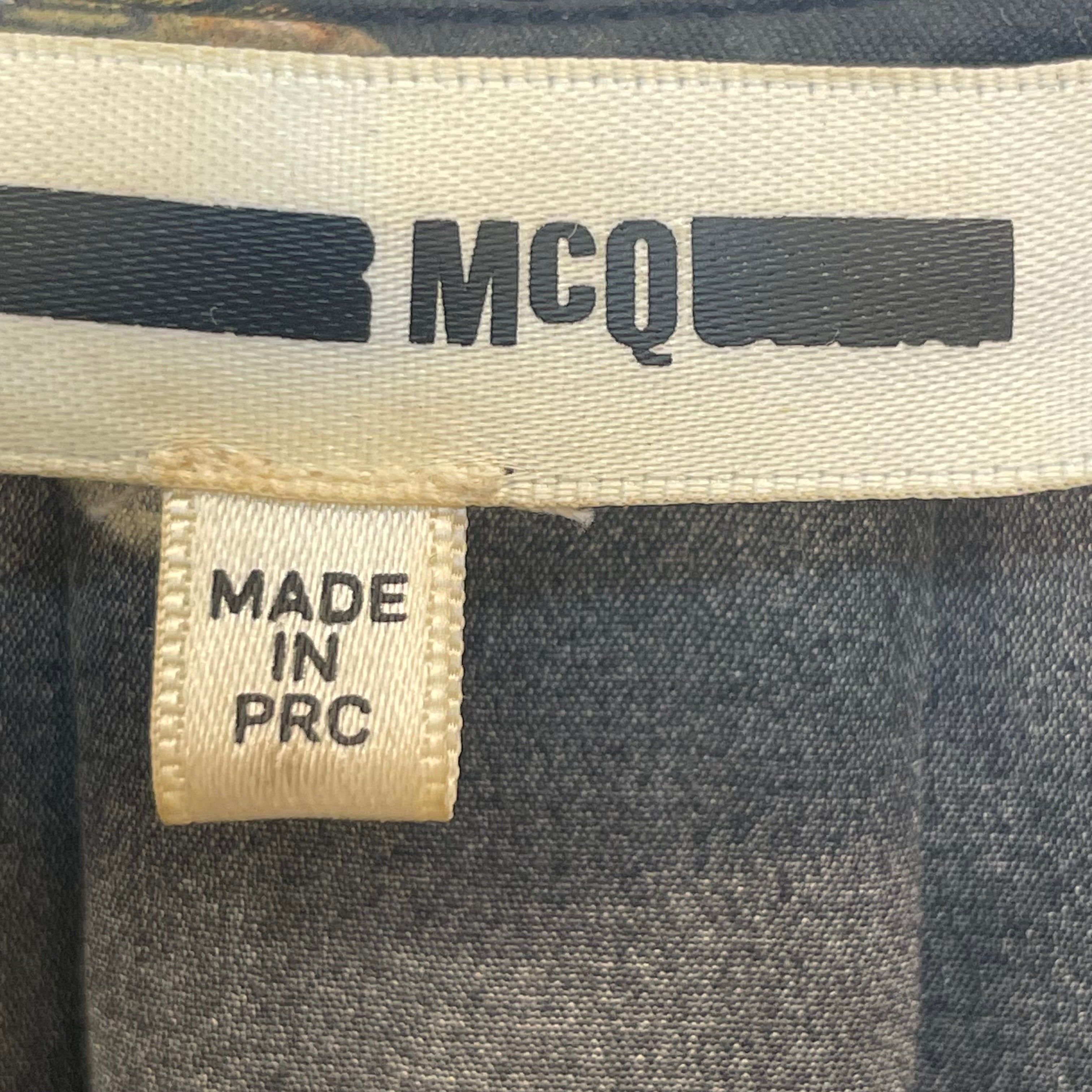 McQ Alexander McQueen/Dress/38/All Over Print/Silk/BLK/roman vase view 4