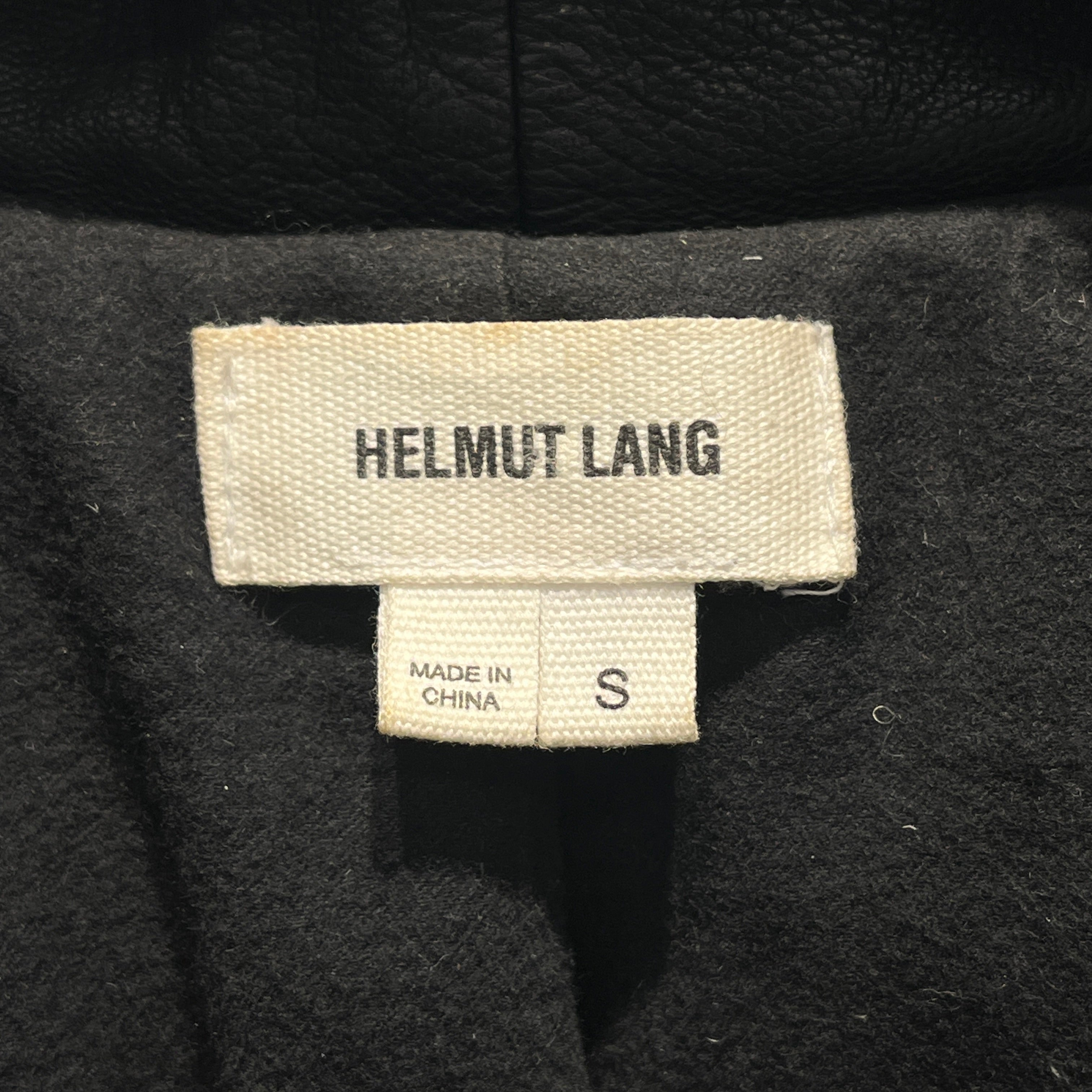 Helmut Lang/Quilted Jkt/S/Leather/BLK/quilted moto jkt view 3