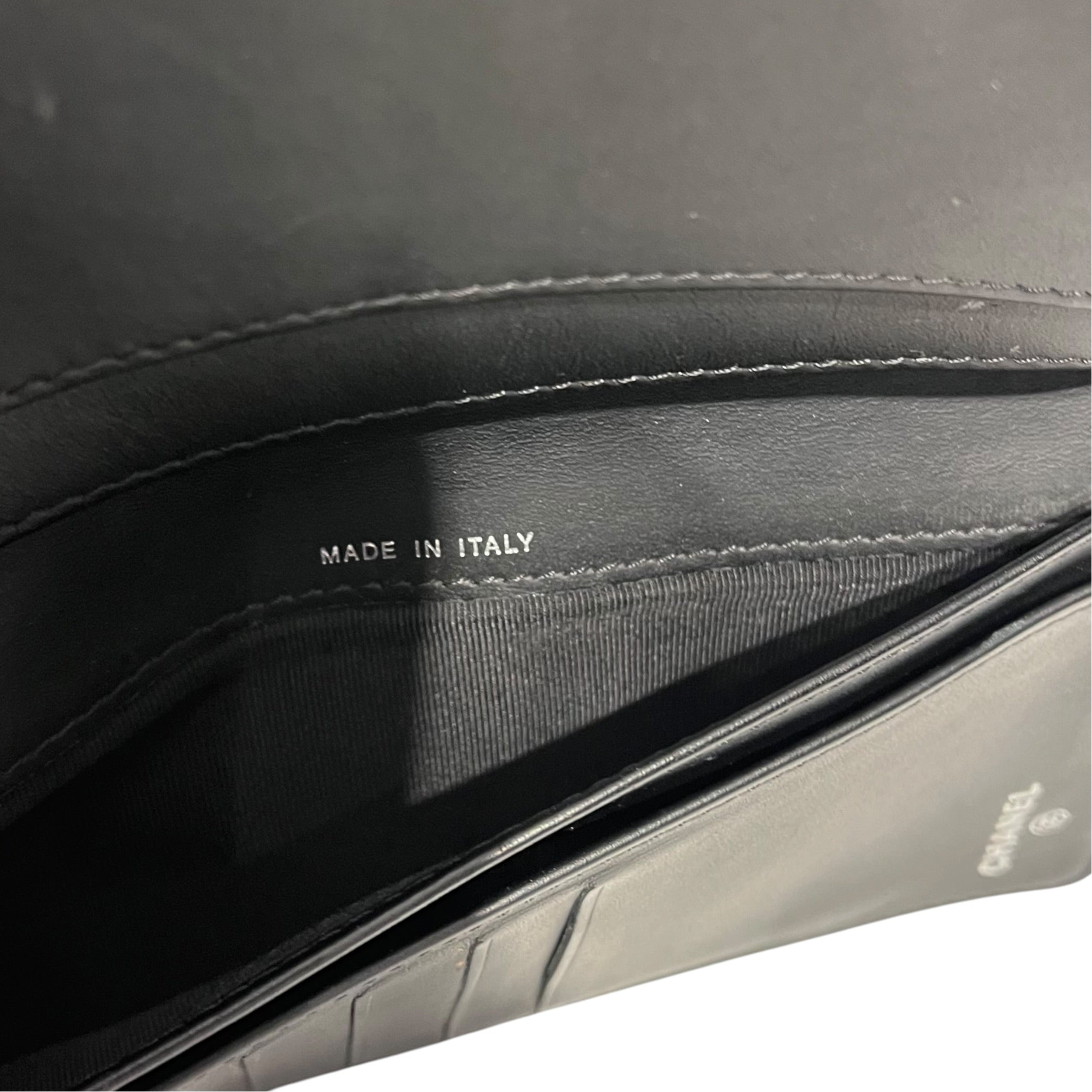CHANEL/Long Wallet/Stripe/Leather/YEL/L's/ view 4