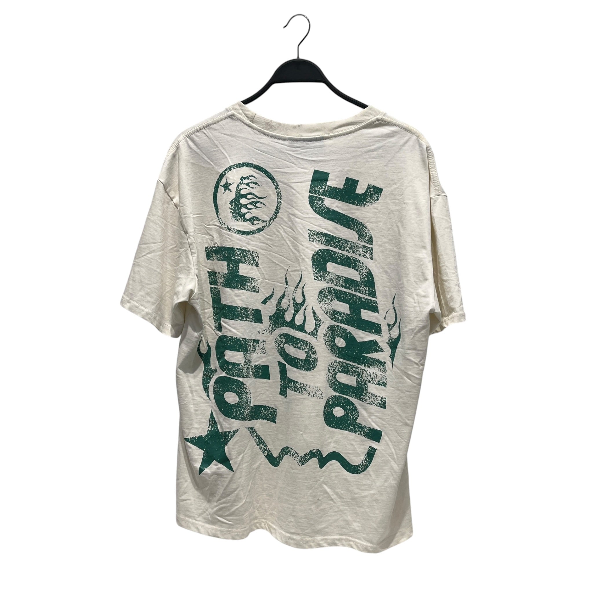 HELLSTAR/T-Shirt/L/Cotton/CRM/Graphic/GRN/ORN/JESUS GRAPHIC view 2