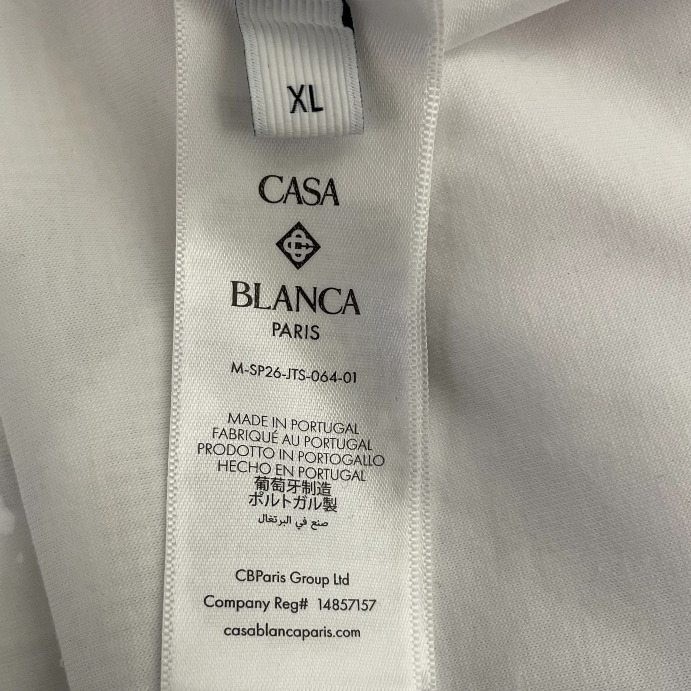 CASABLANCA/T-Shirt/XL/Cotton/WHT/Graphic/ASTROID view 4