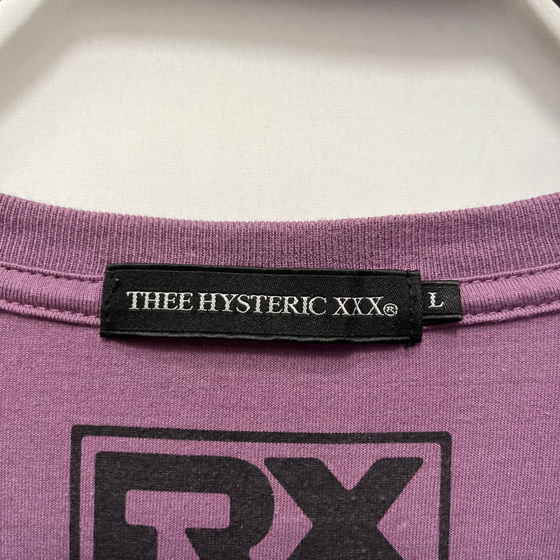 THEE HYSTERIC XXX/T-Shirt/L/Purple/Cotton/06201CT03/06201CT03