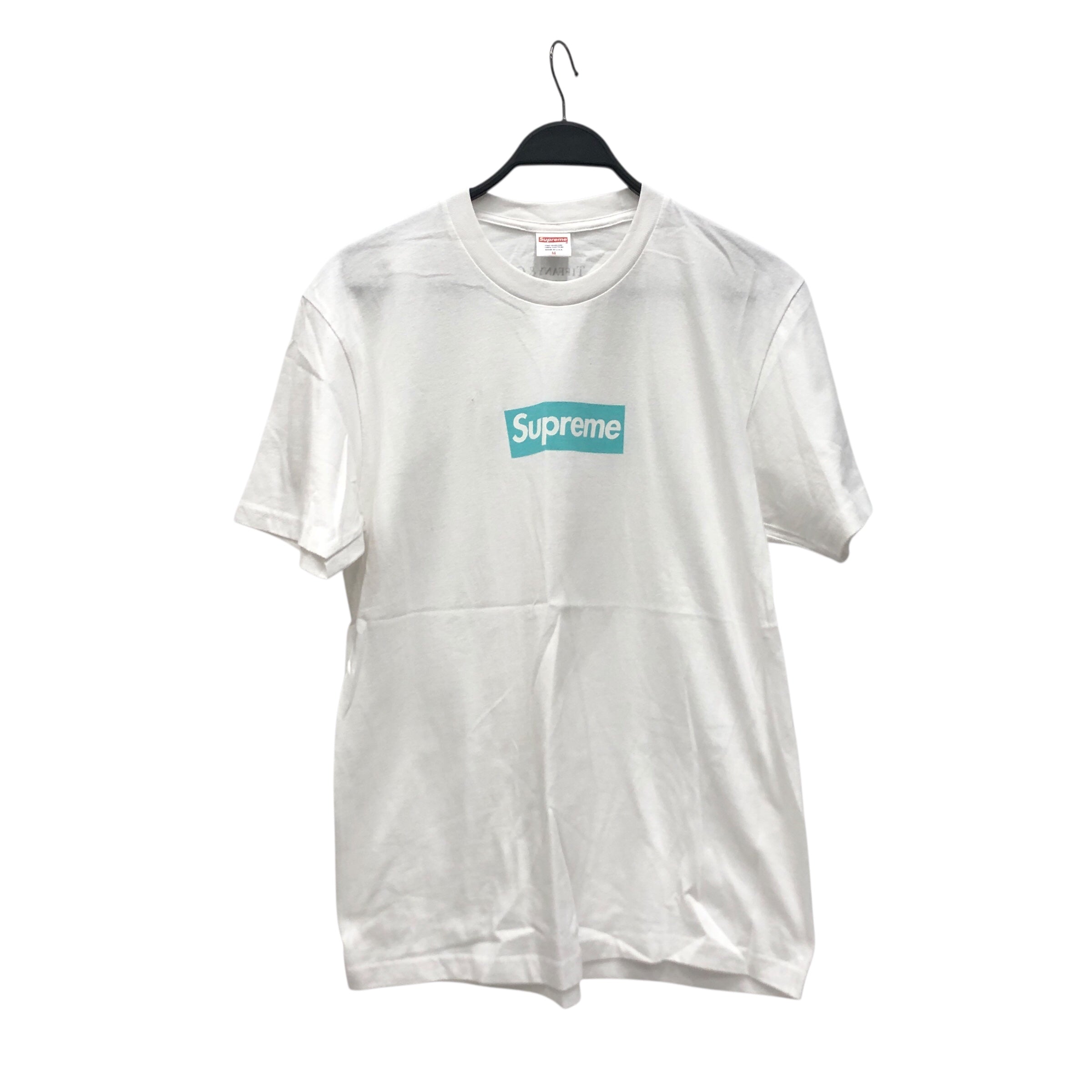 Supreme/TIFFANY&Co./T-Shirt/M/Cotton/WHT/Tiffany Box Logo Tee view 1