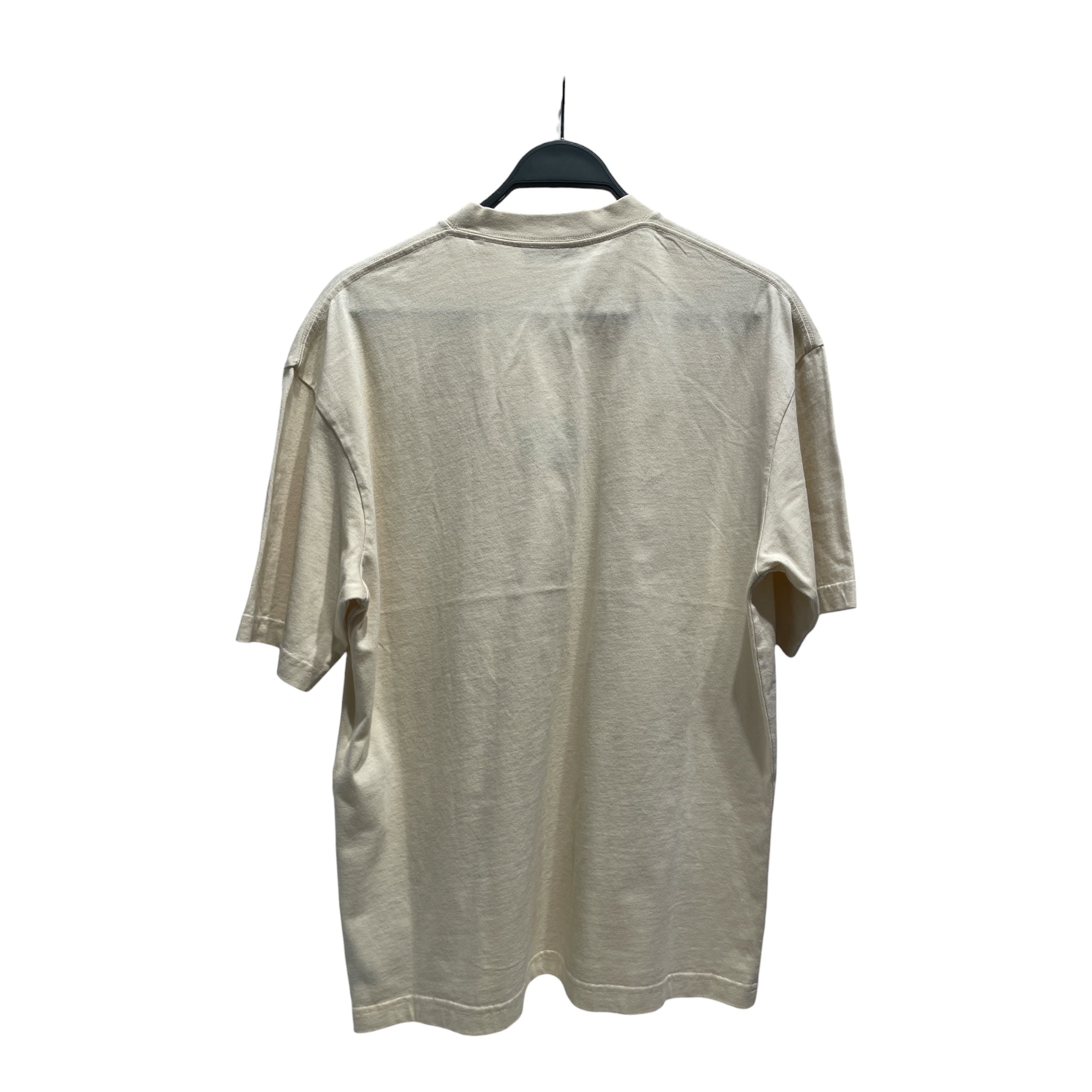 BALENCIAGA/T-Shirt/XS/Cotton/CRM/BALENCIAGA/LOGO cotton T-shirt view 2