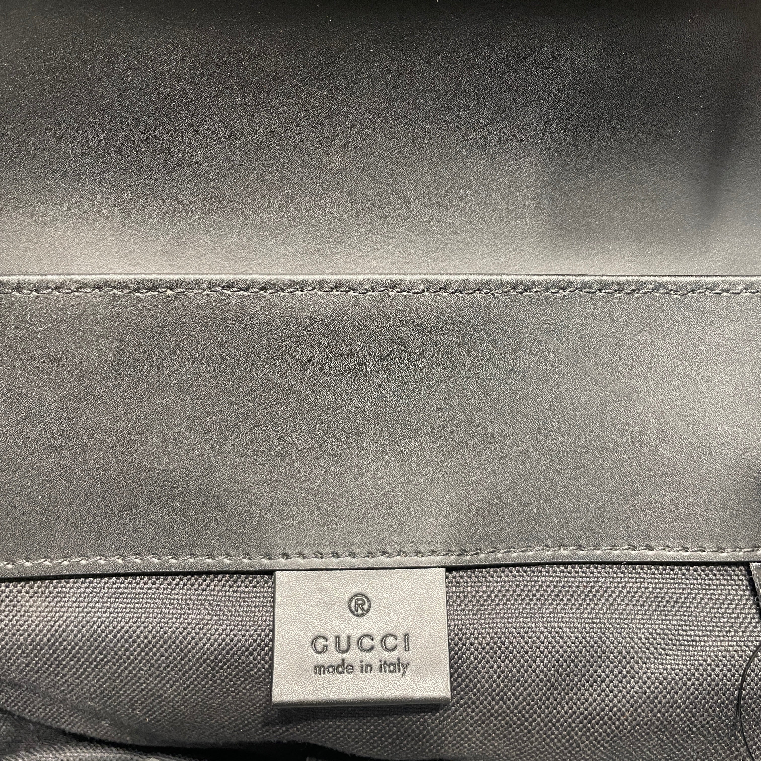 GUCCI/Backpack/Monogram/Acrylic/BLK/SUPREME BACK view 4